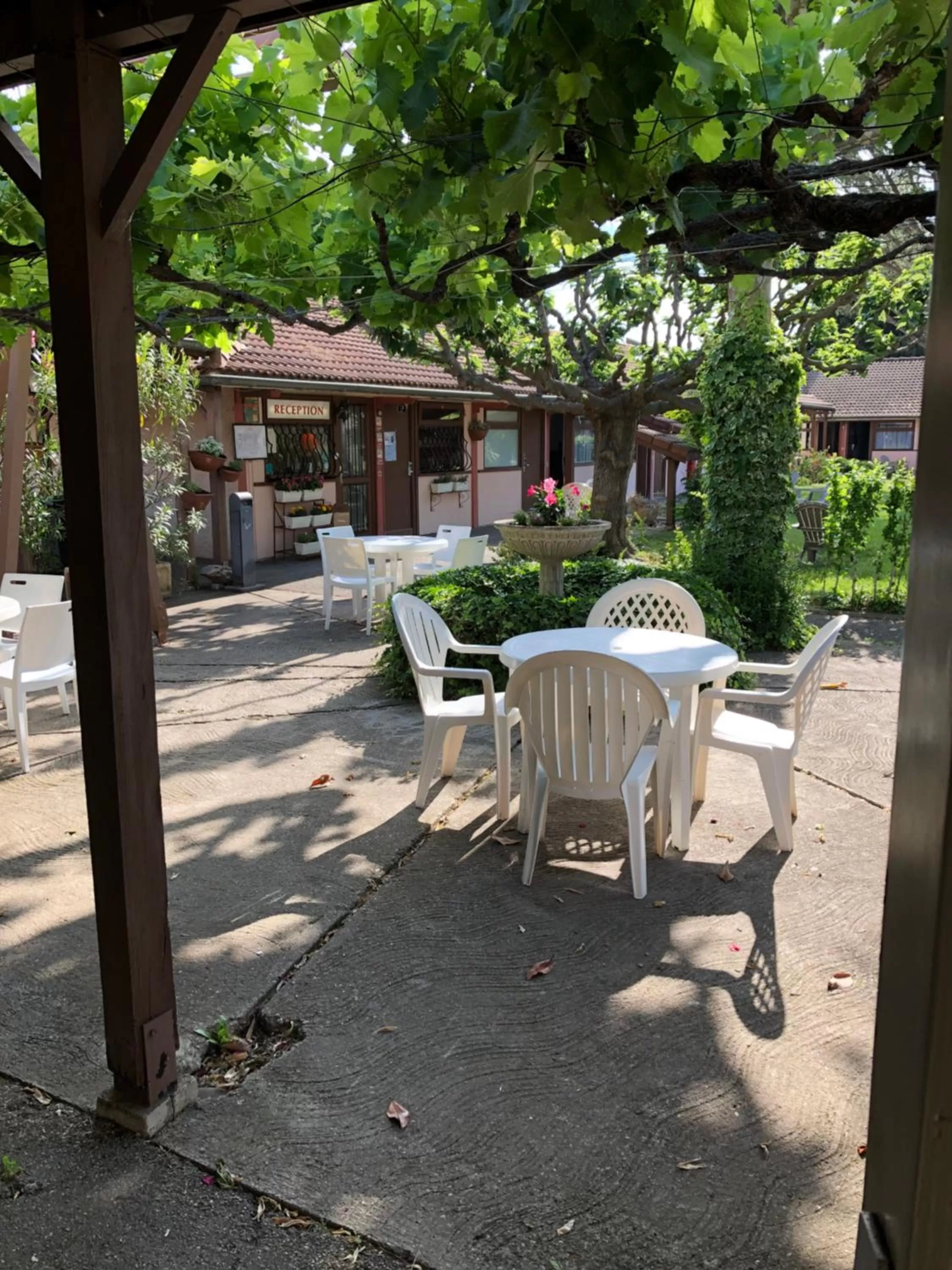 Patio in Hotel Cristol
