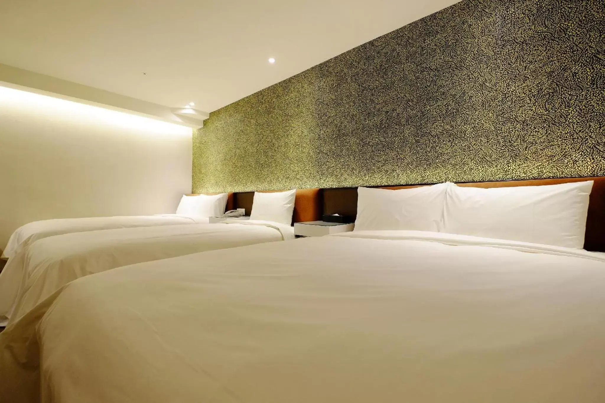 Bed in Hotel Puri Taipei Station Branch