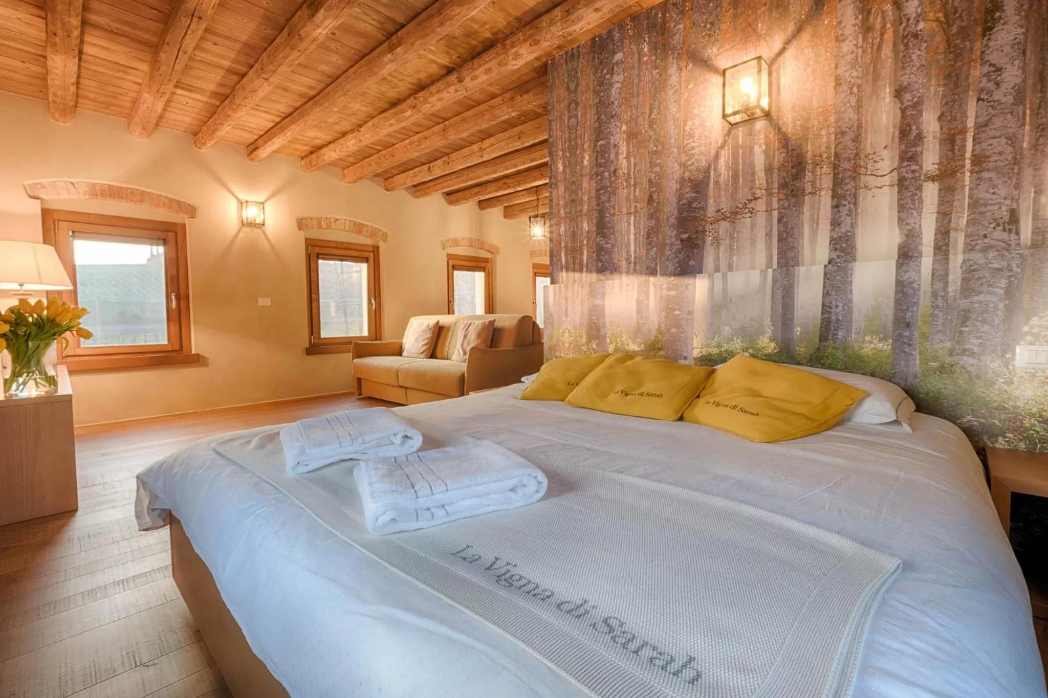 Bed in Agriturismo La Vigna di Sarah