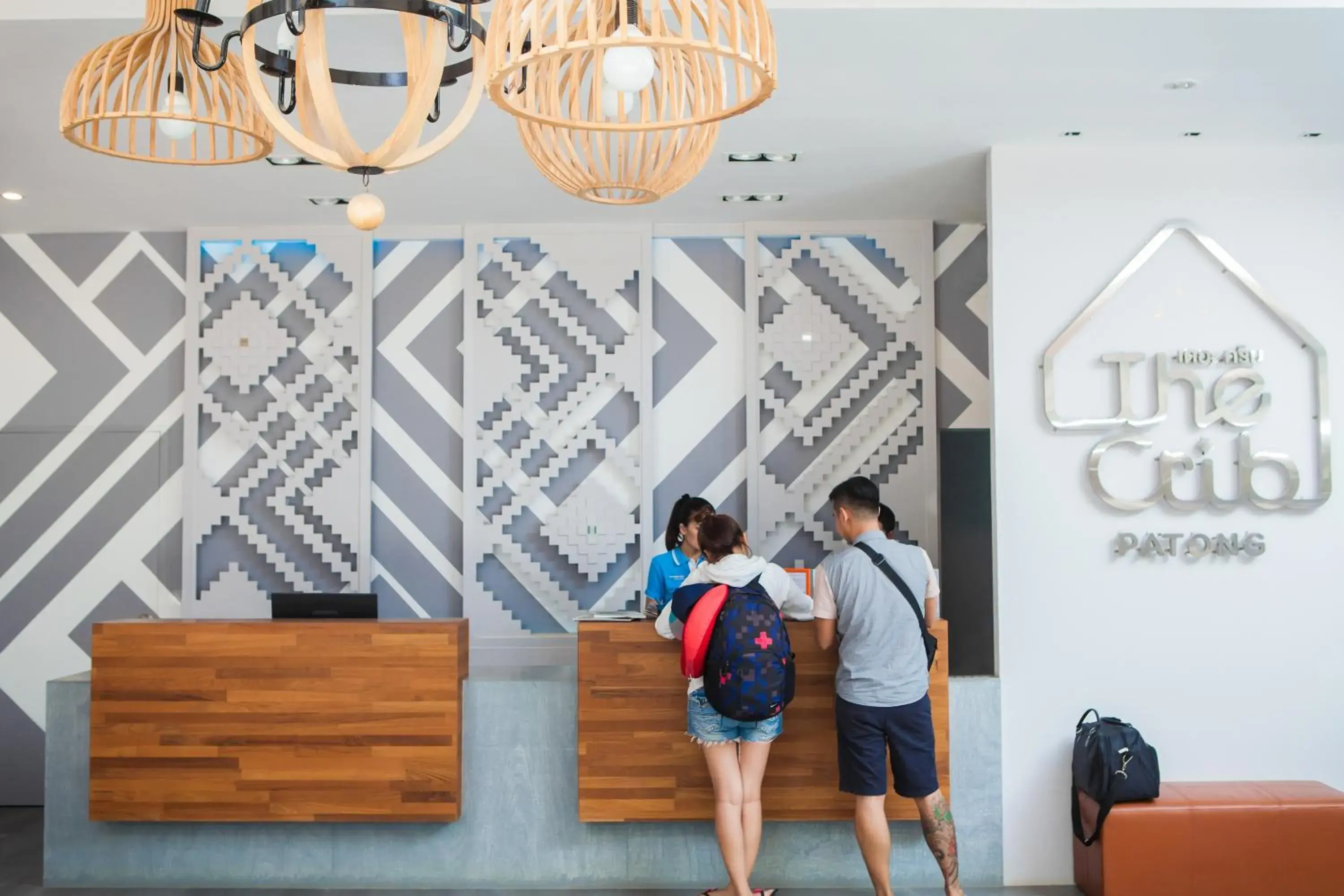 Lobby or reception in The Crib Patong - SHA Certified Lobby or reception in The Crib Patong - SHA Certified
