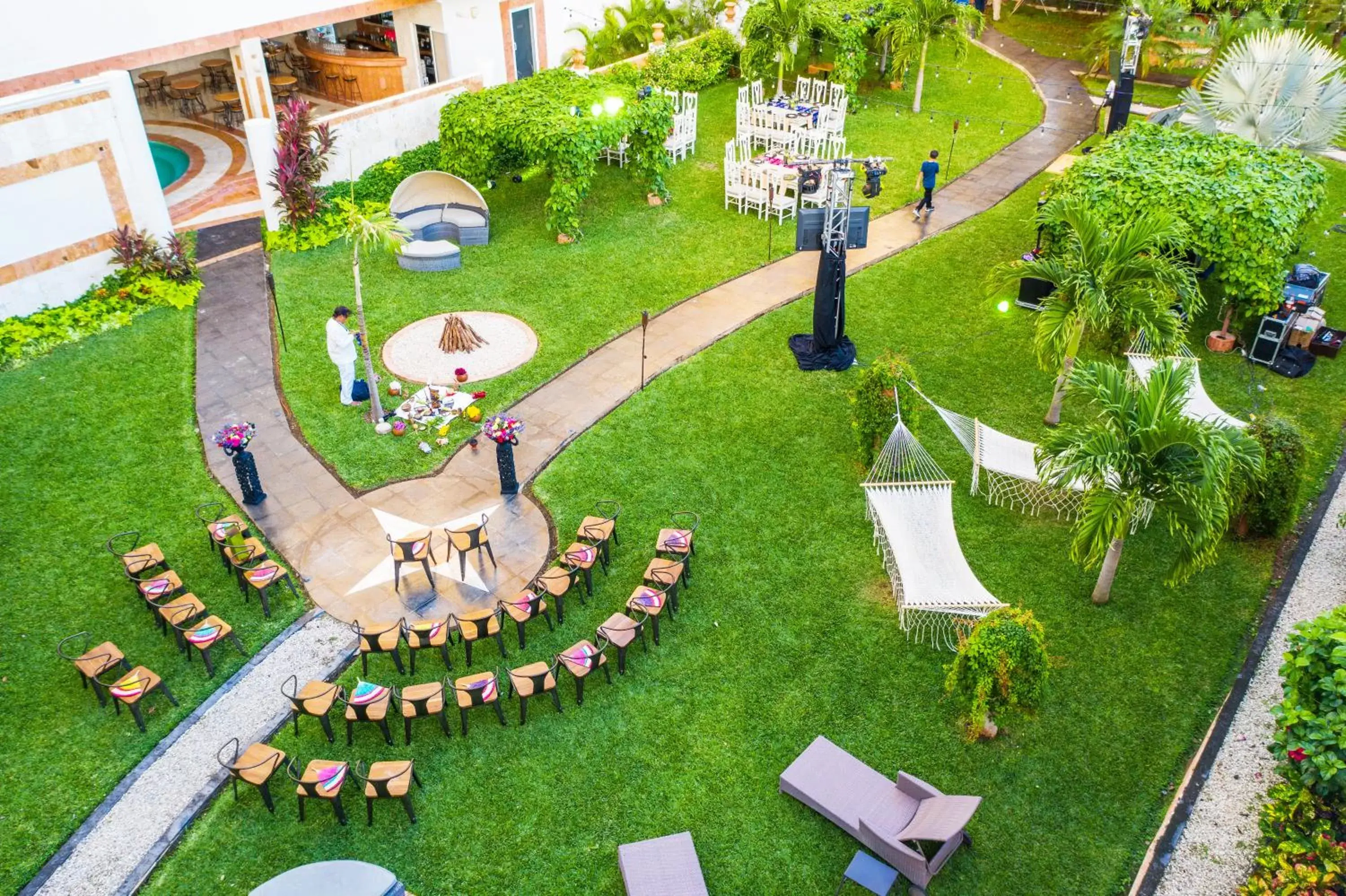 Garden, Garden View in Hotel Palacio Maya