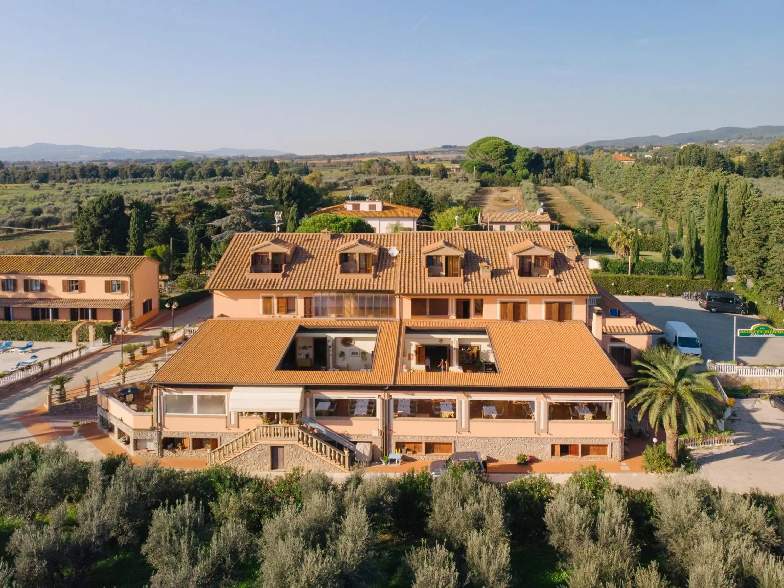 View (from property/room), Bird's-eye View in Agrihotel Elisabetta