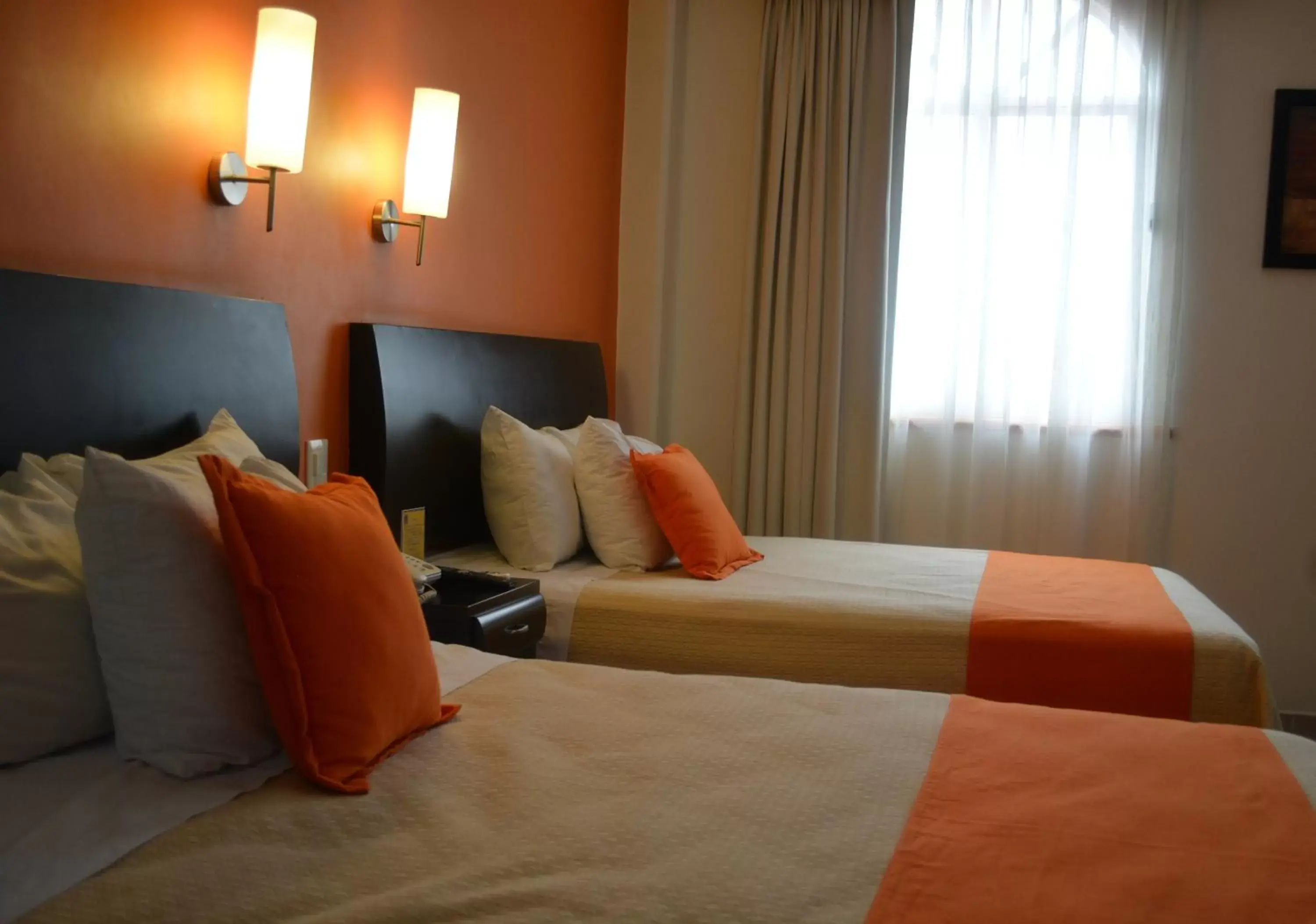 Bed in Hotel Baez Paraiso