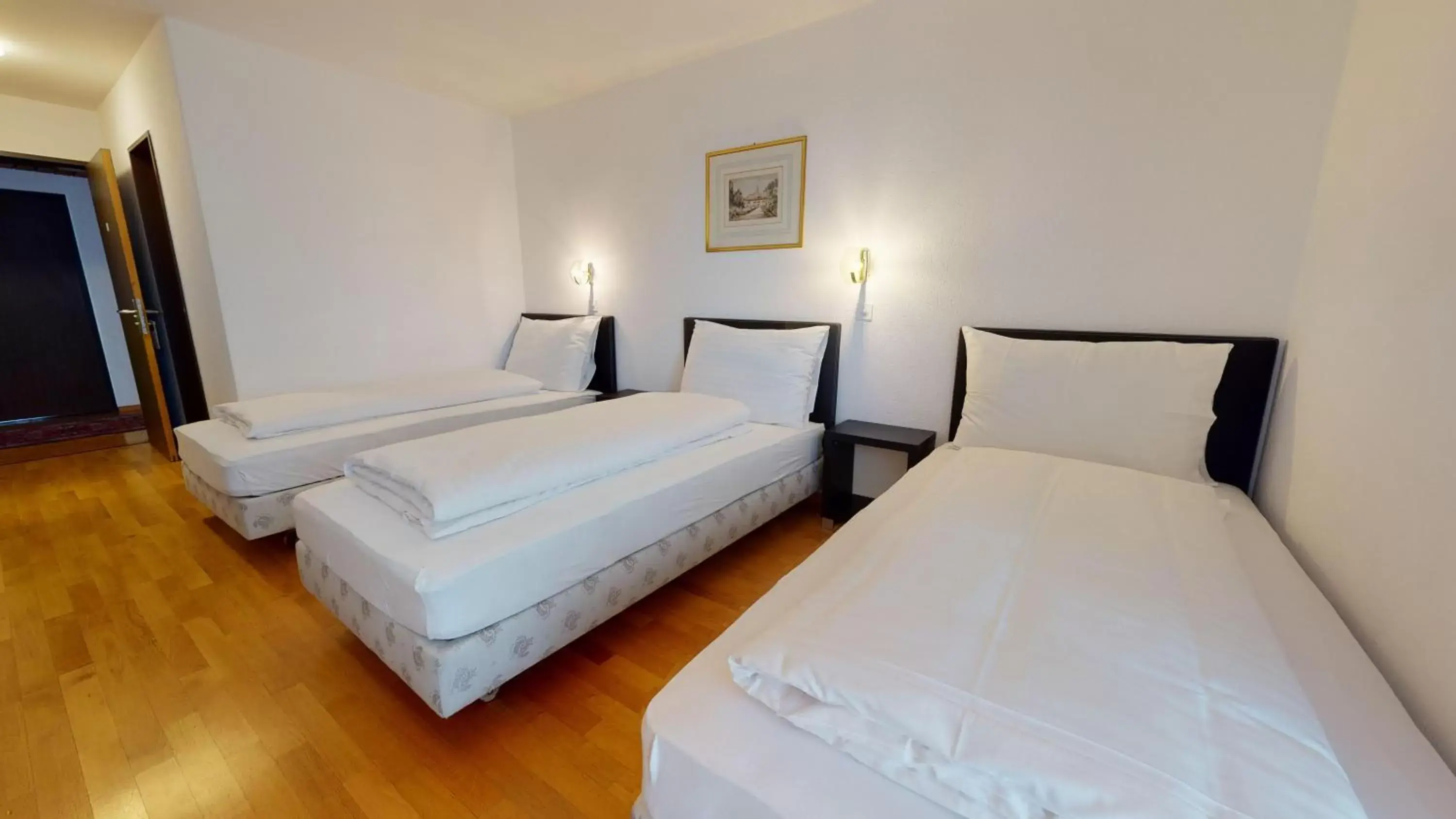 Photo of the whole room, Bed in Hôtel du Grand-Pré Photo of the whole room, Bed in Hôtel du Grand-Pré