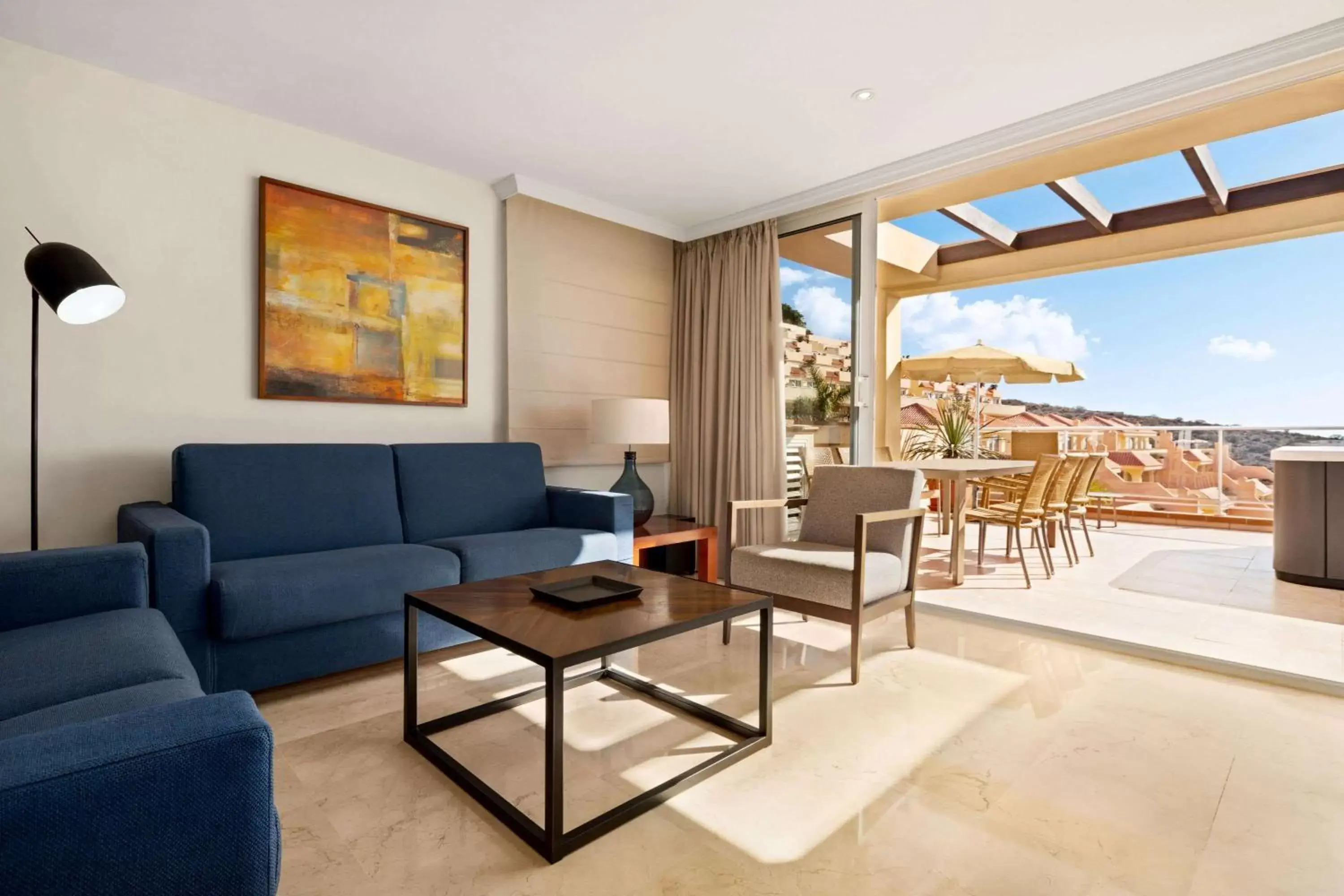 Bed, Seating Area in Wyndham Residences Costa Adeje