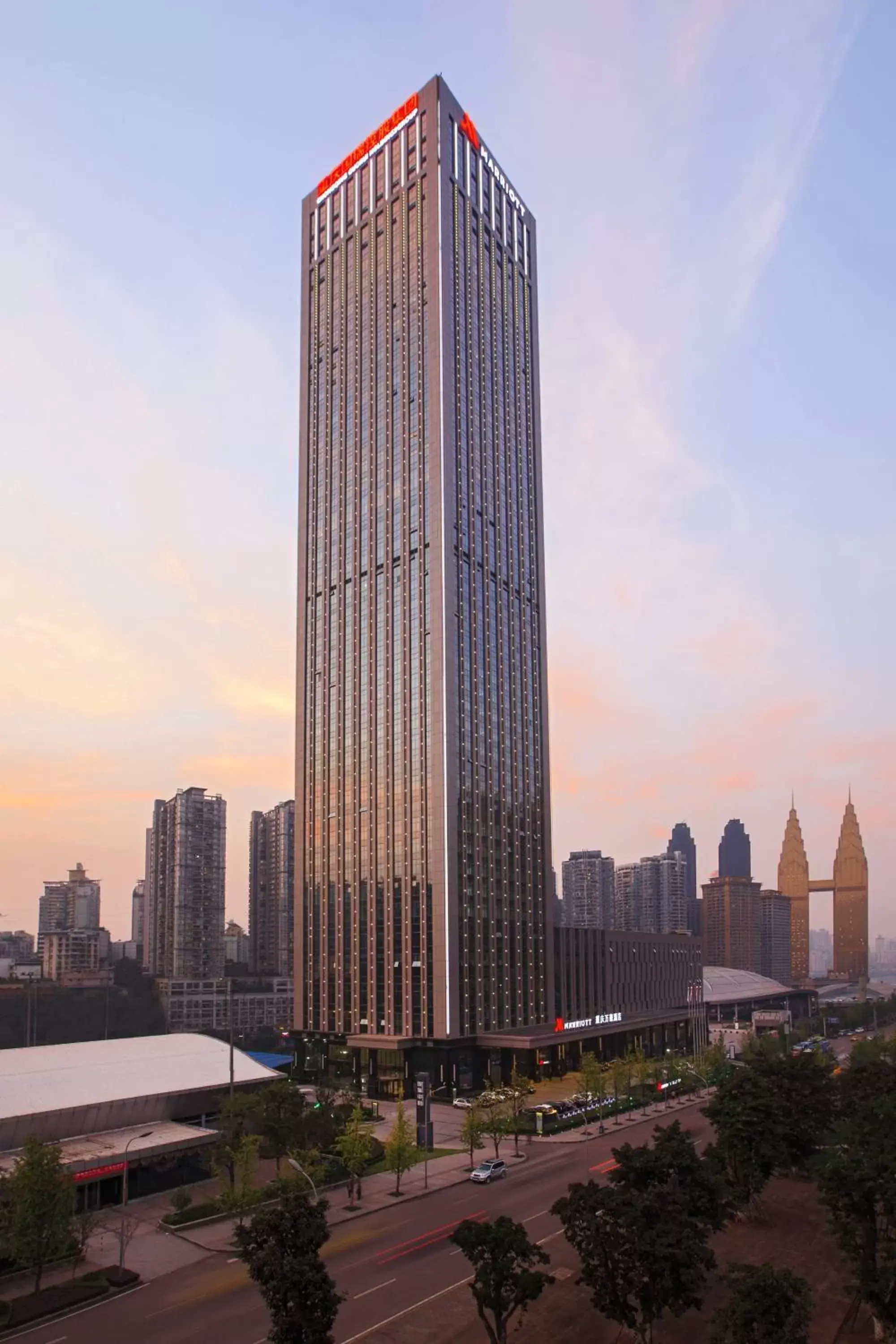 Property building in Chongqing Marriott Hotel