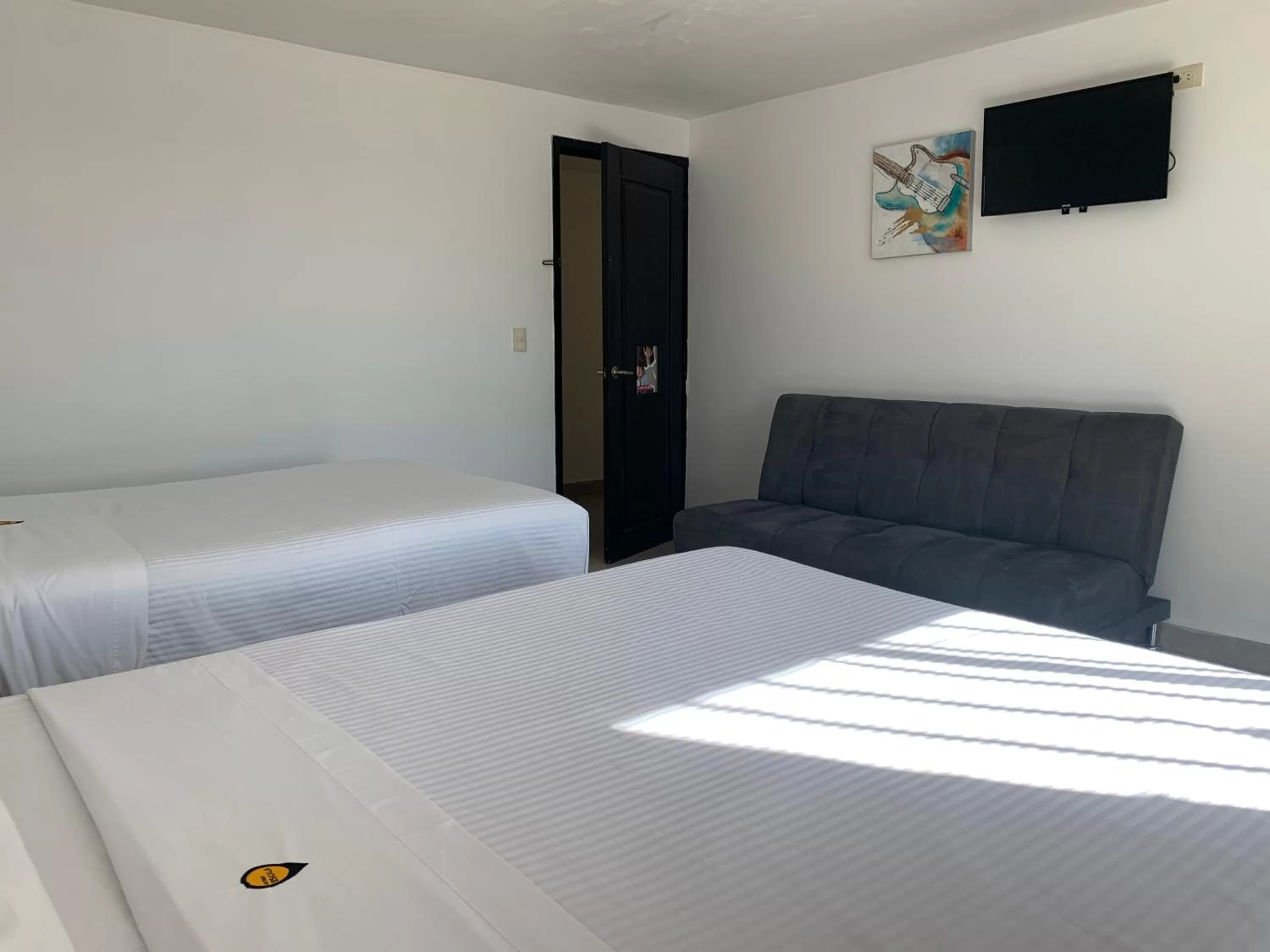 Bed in Hotel Escala Puebla Centro