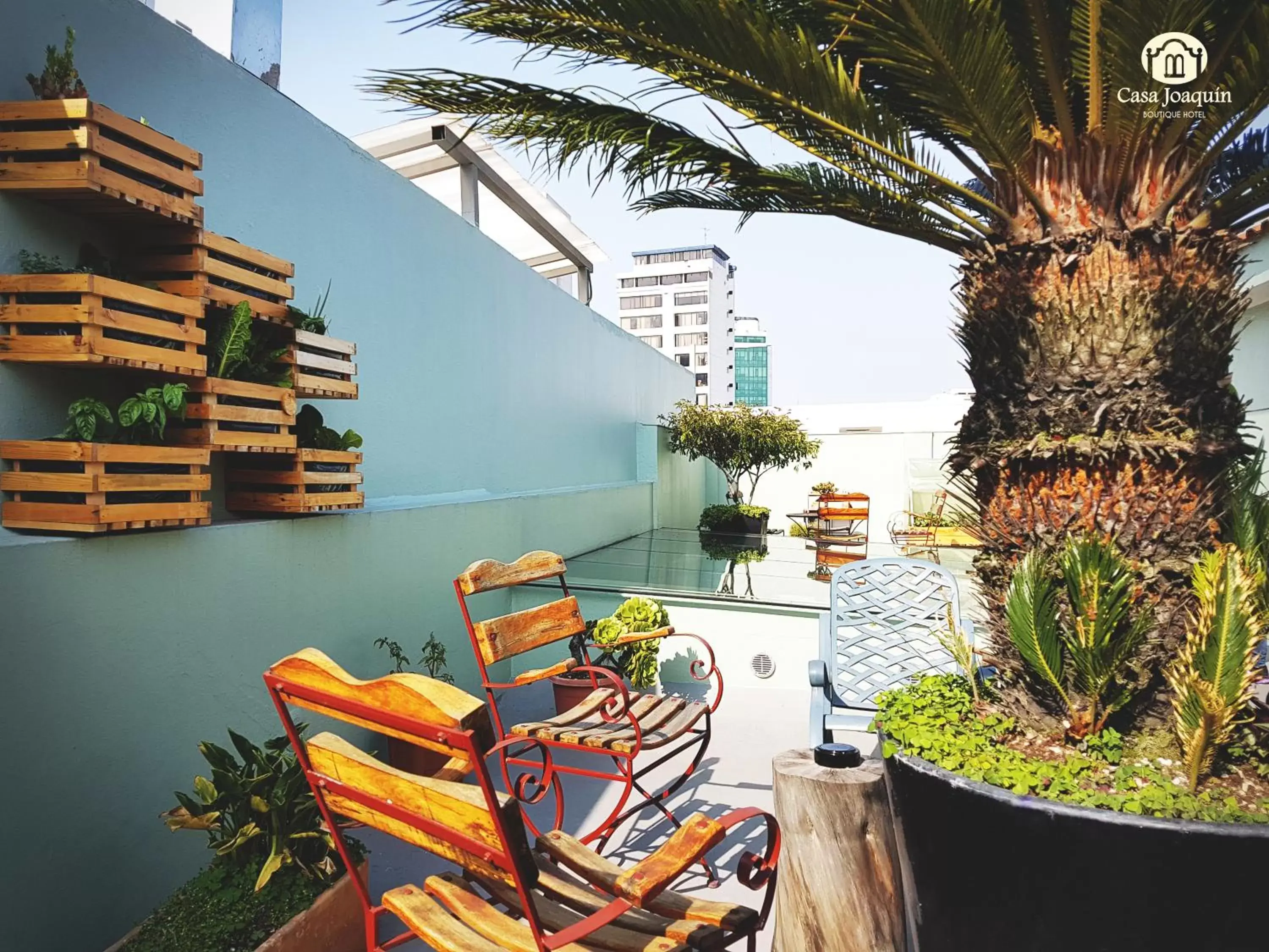 Balcony/Terrace in Casa Joaquin Boutique Hotel