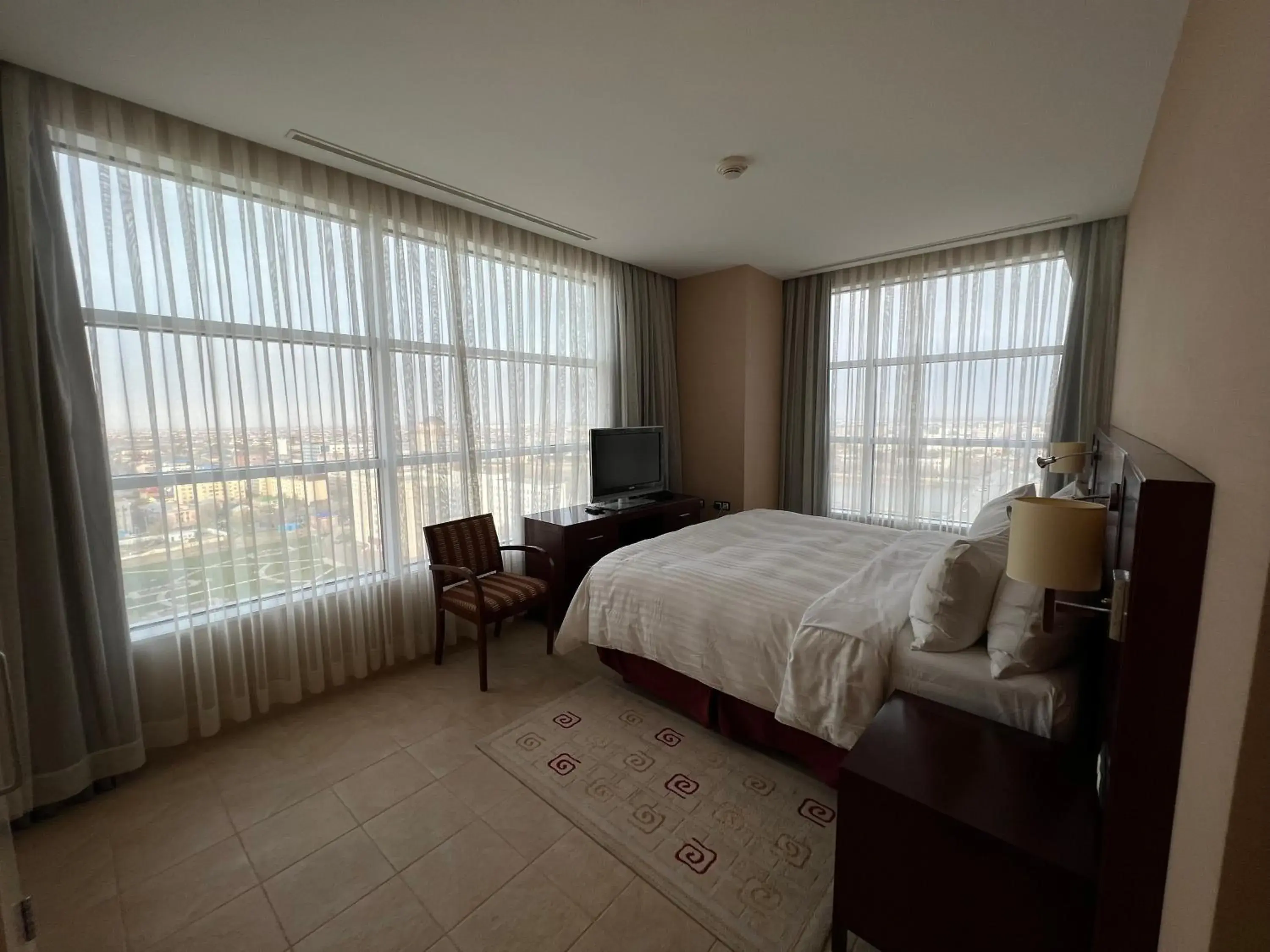 Bed in Marriott Executive Apartments Atyrau