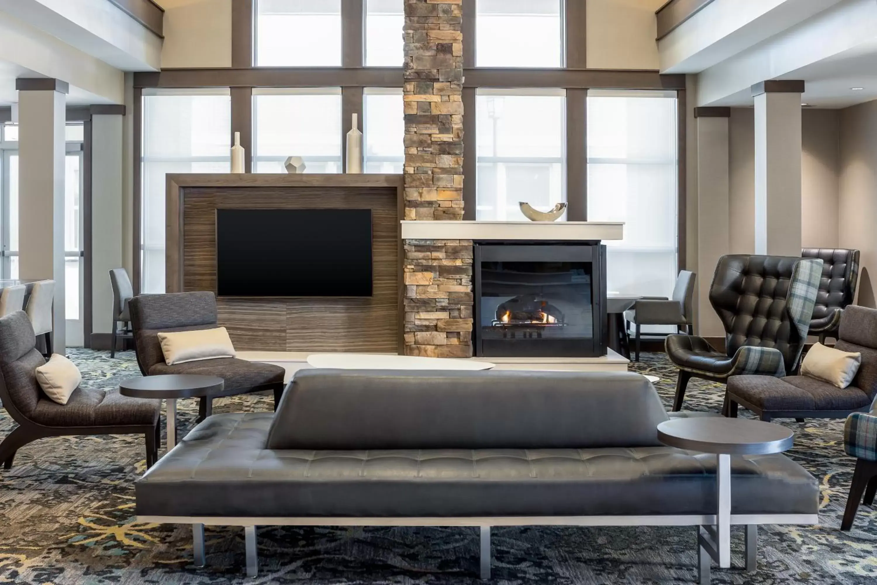 Lobby or reception, Seating Area in Residence Inn by Marriott Kansas City at The Legends