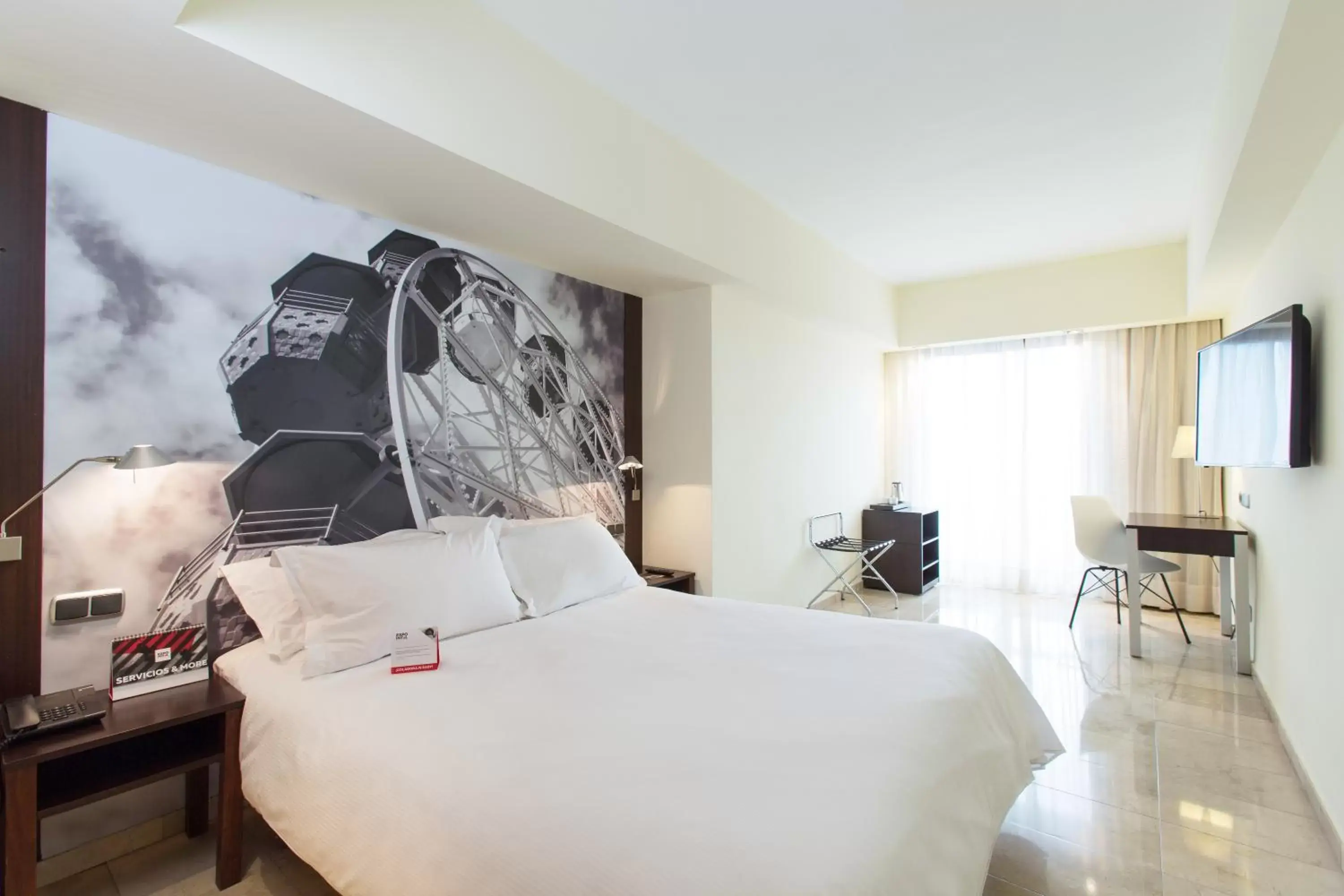 Bedroom in Expo Hotel Barcelona