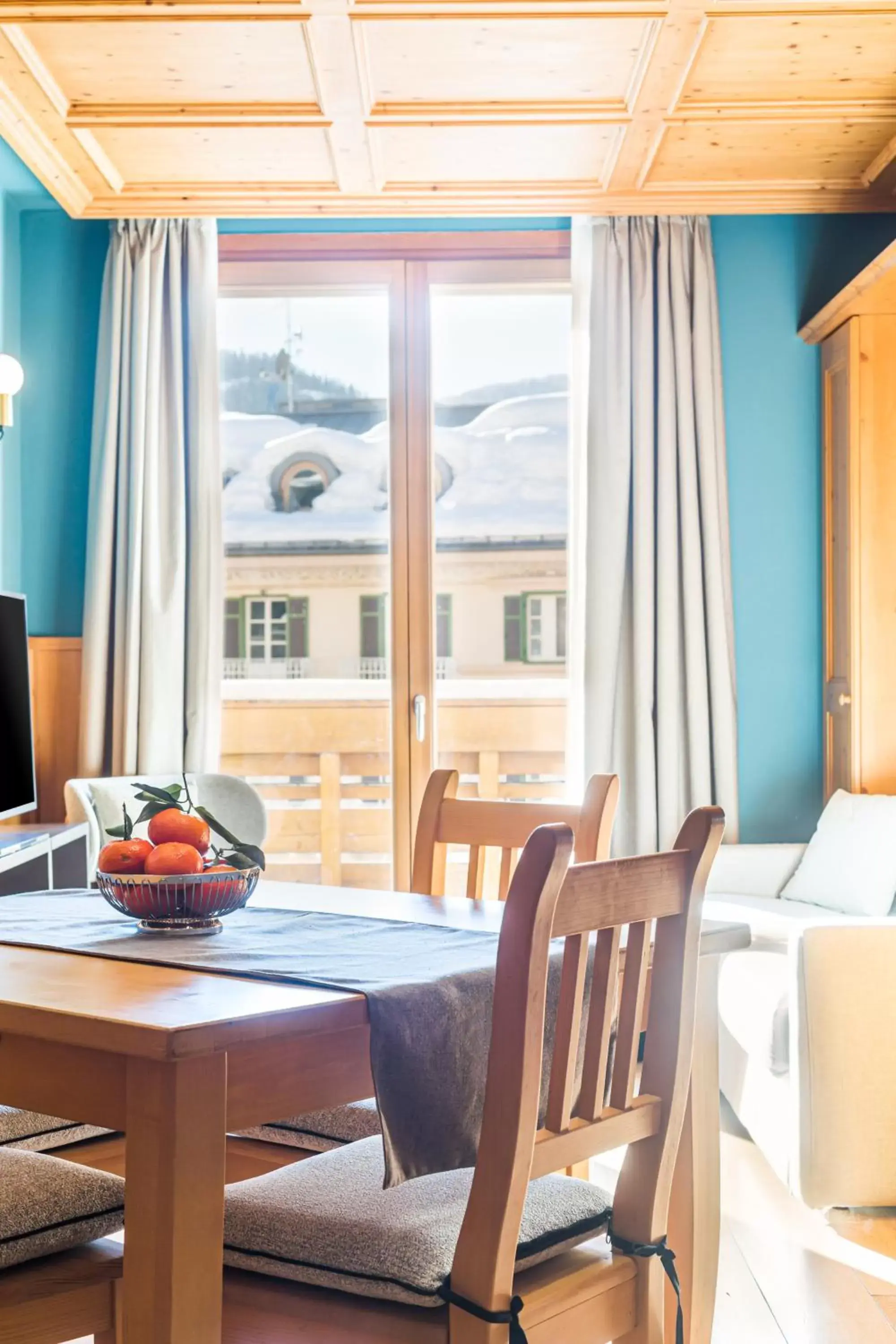 Seating area, Dining Area in Radisson Residences Savoia Palace Cortina d’Ampezzo