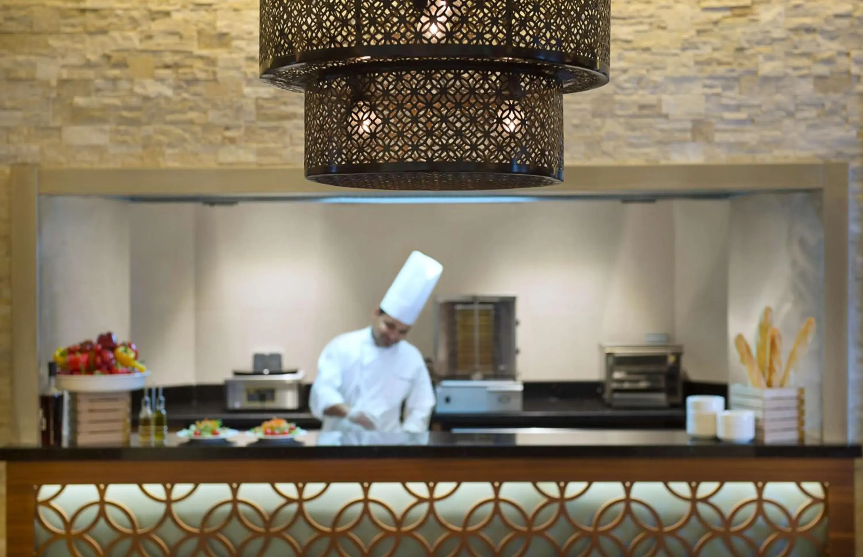 Restaurant/places to eat, Staff in Hilton Garden Inn Dubai Al Mina - Jumeirah