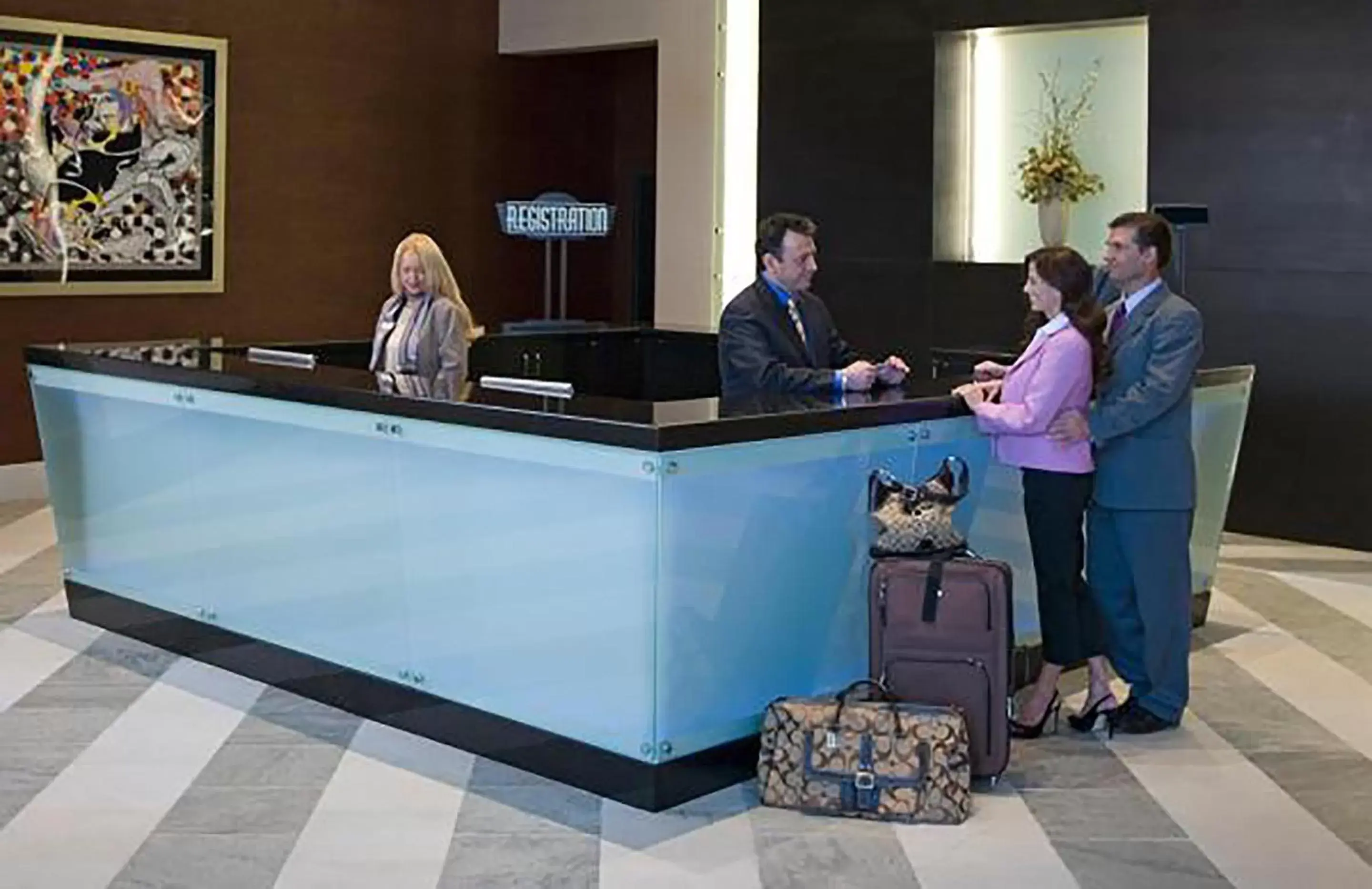 Lobby or reception in Bally's Evansville Casino & Hotel Lobby or reception in Bally's Evansville Casino & Hotel