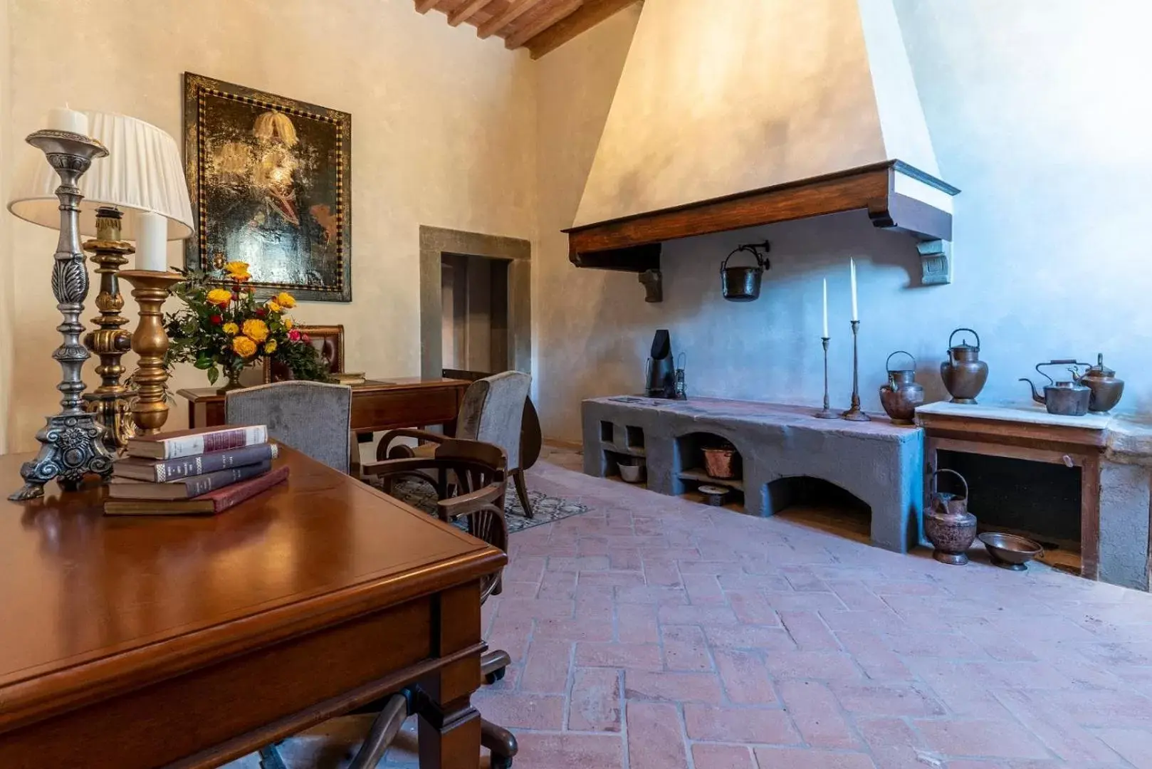 Kitchen/Kitchenette in Villa Petriolo