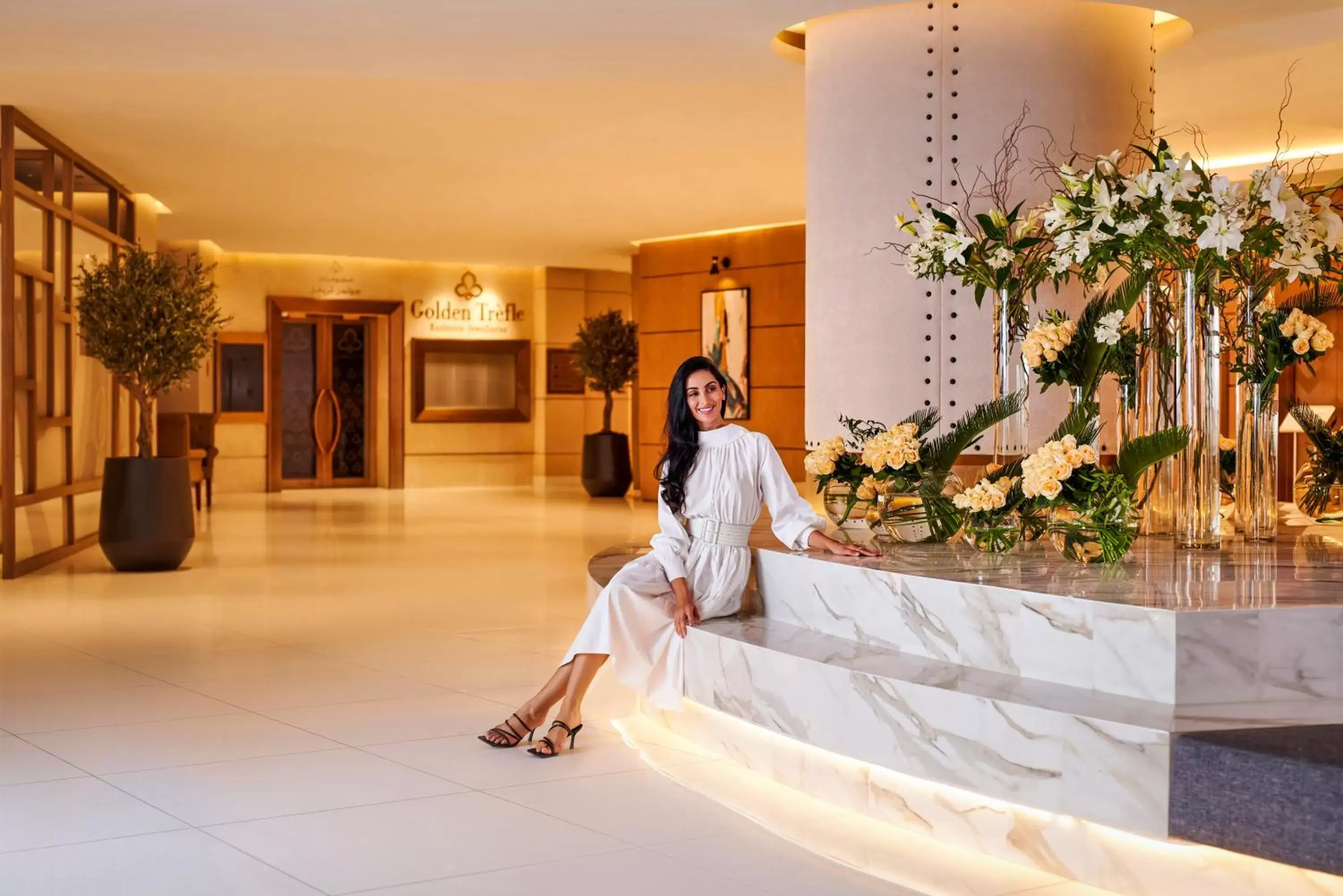 Lobby or reception in Fairmont Dubai