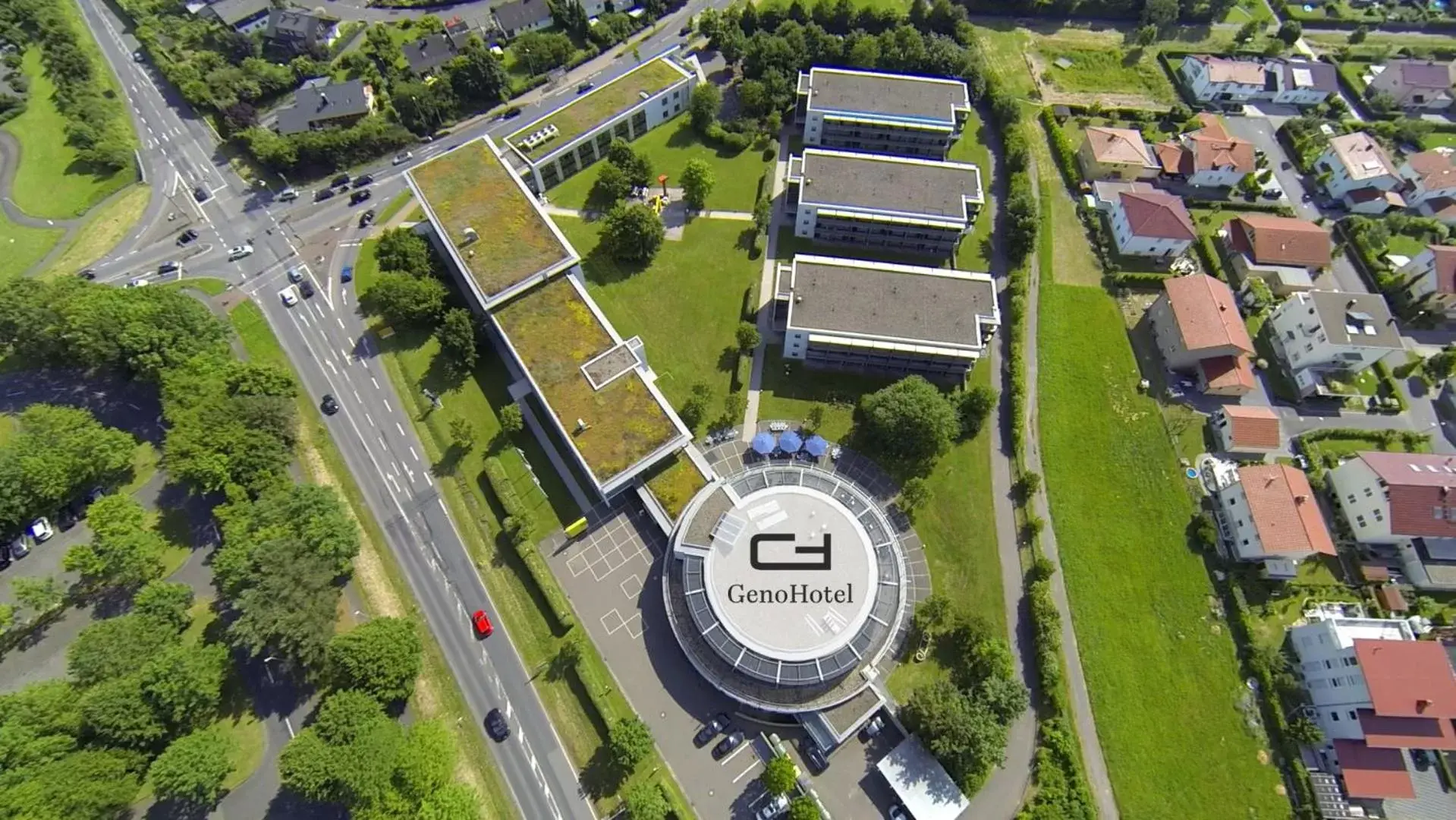 Property building, Bird's-eye View in GenoHotel Baunatal