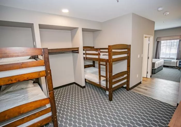 Bunk Bed in Carman Blue Crescent Hotel