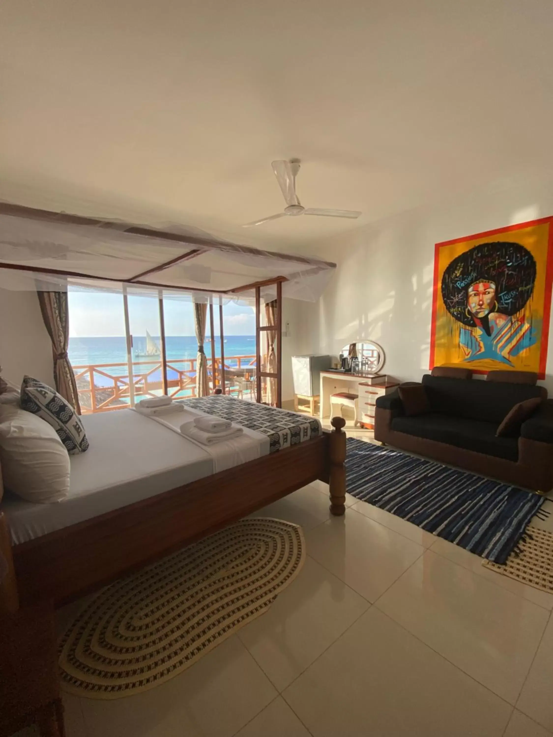 Bedroom in Zenobia Beach Resort