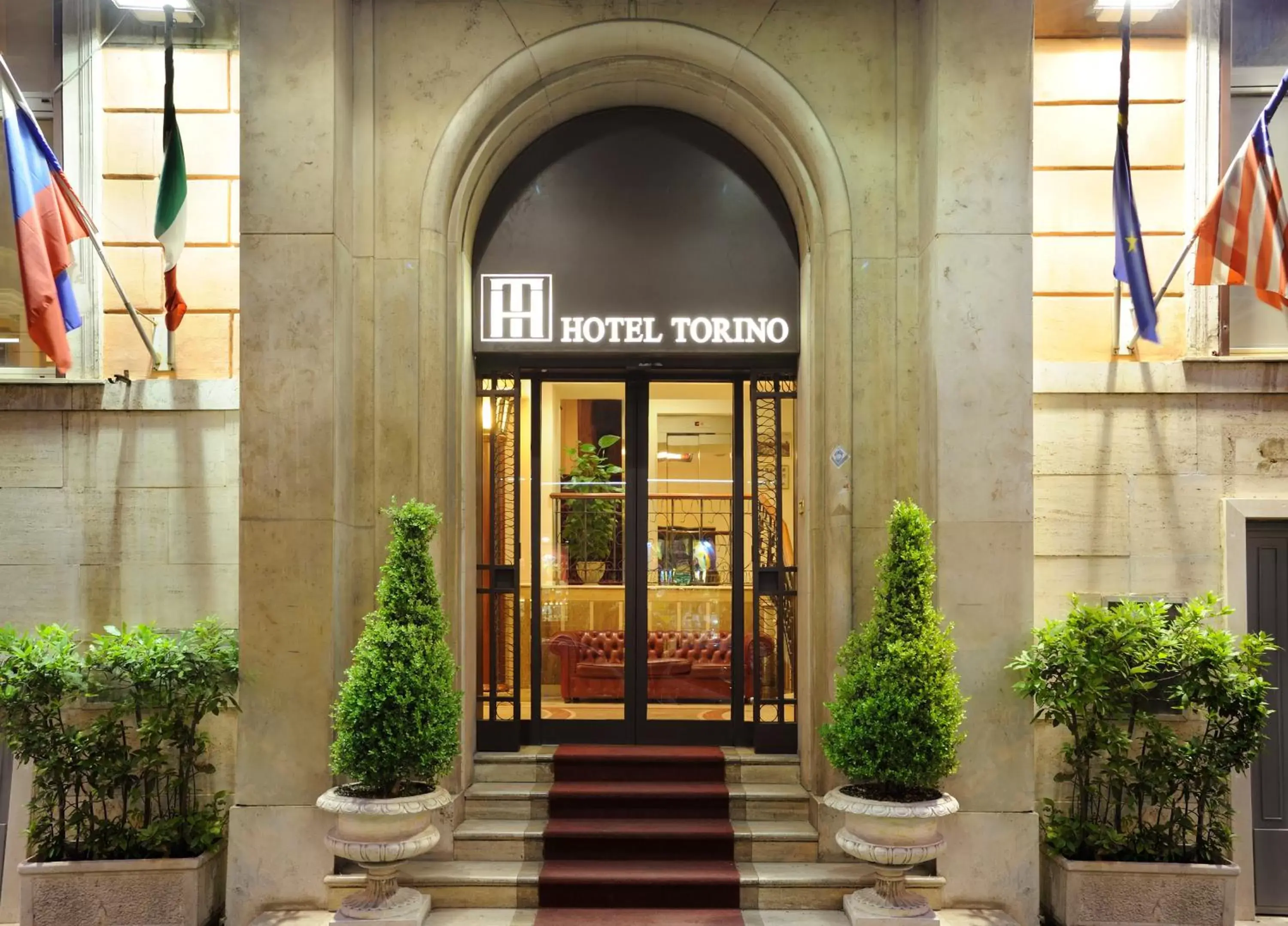 Facade/entrance in Hotel Torino