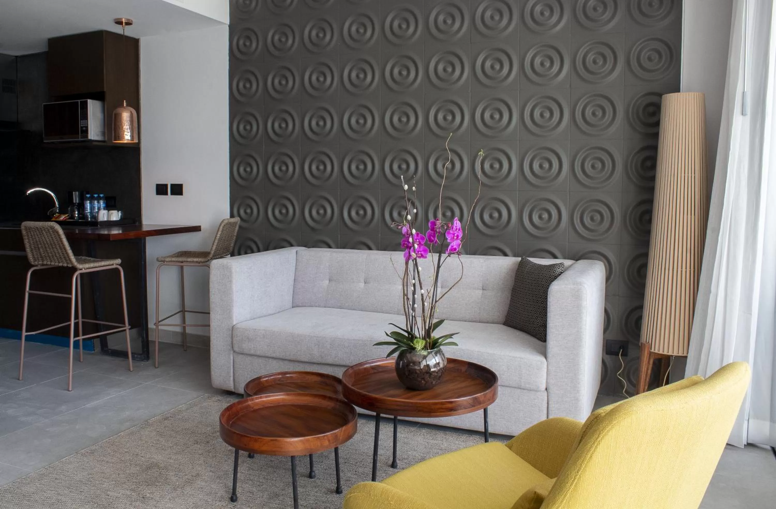 Living room in The Fives Oceanfront