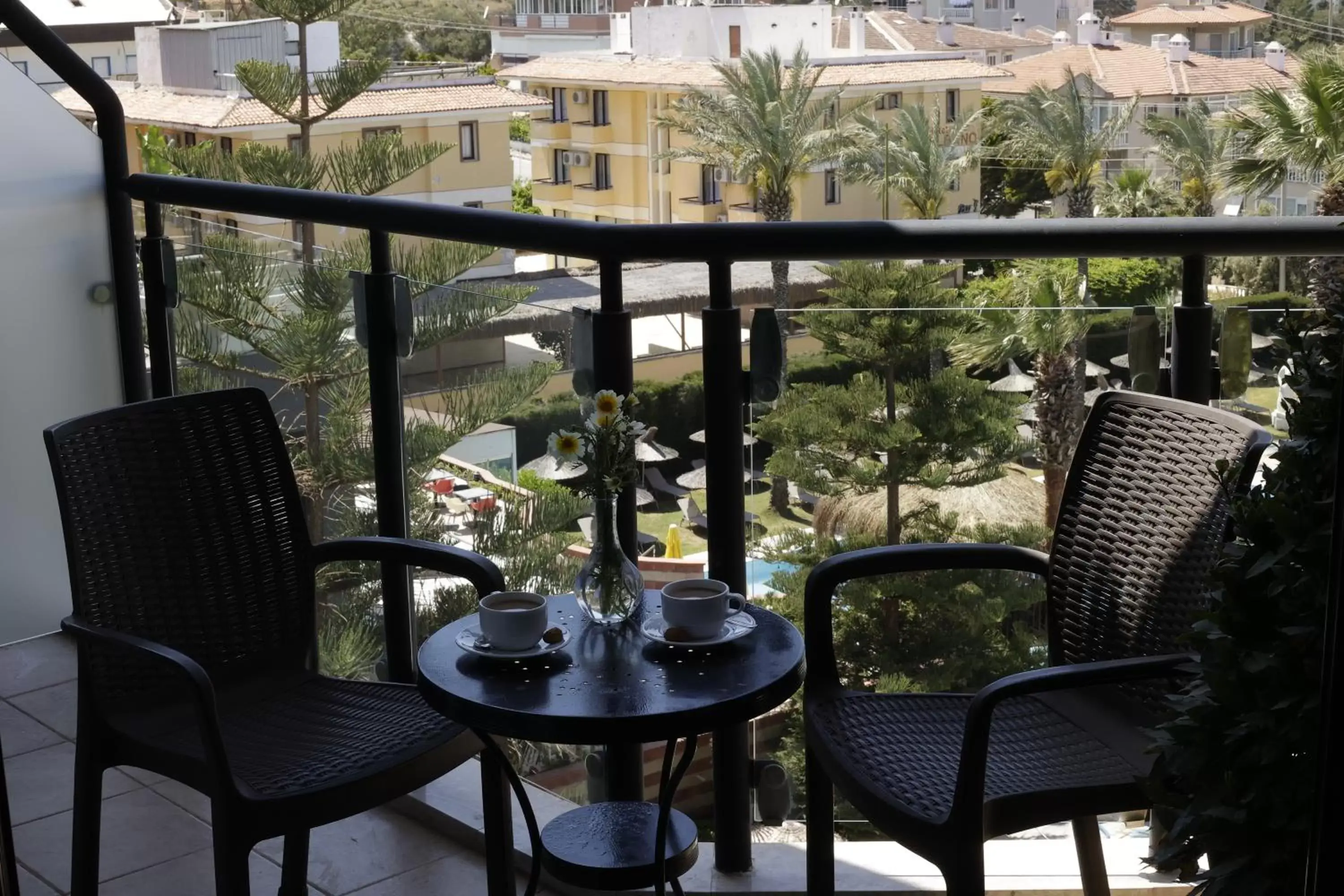 Balcony/Terrace in Pırıl Hotel Thermal&Beauty SPA