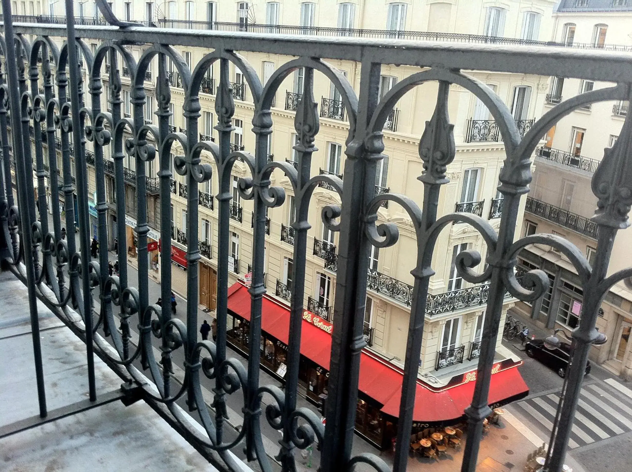 Balcony/Terrace in Hôtel Opera Lafayette