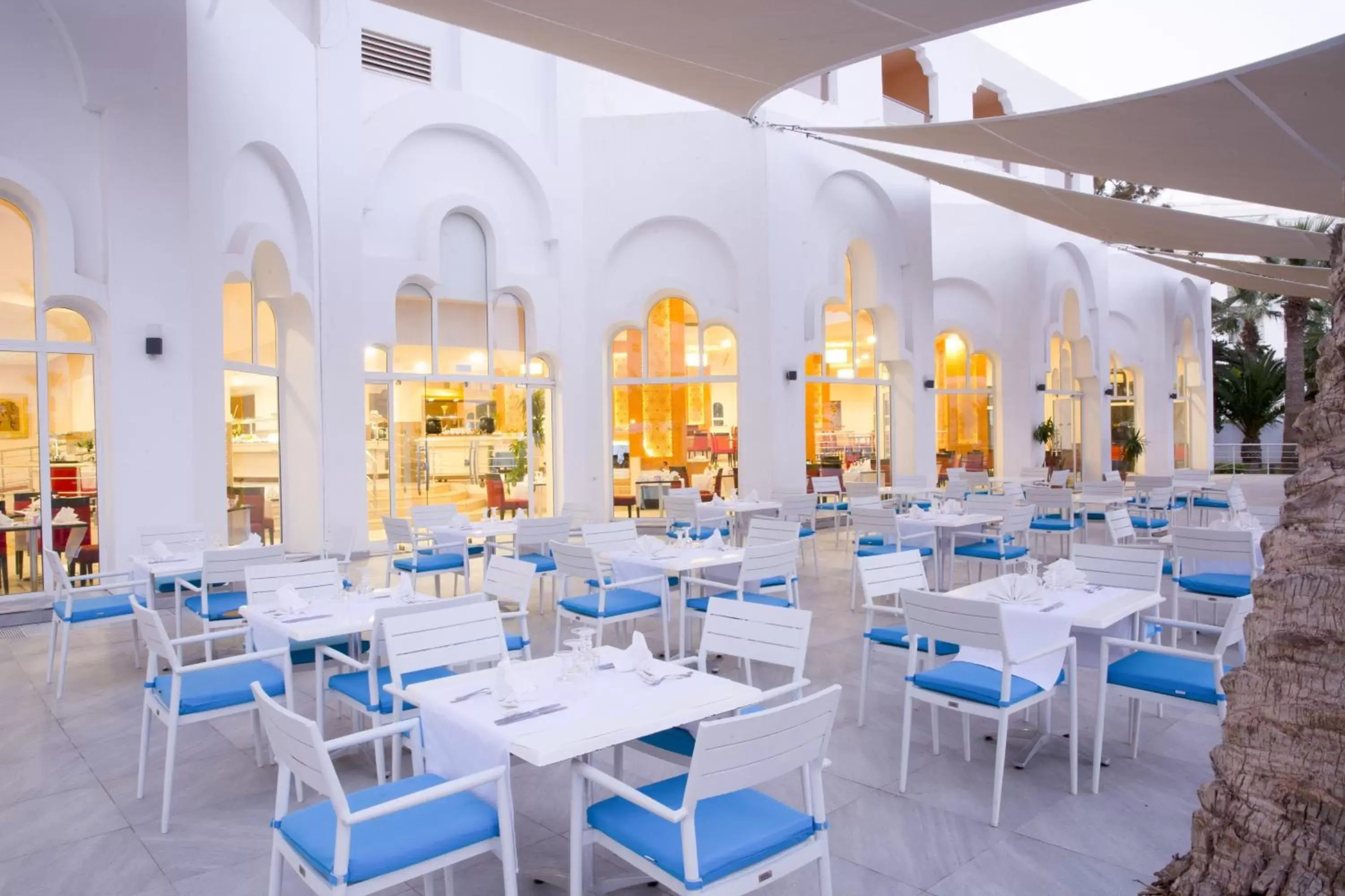 Patio, Restaurant/Places to Eat in Marhaba Palace