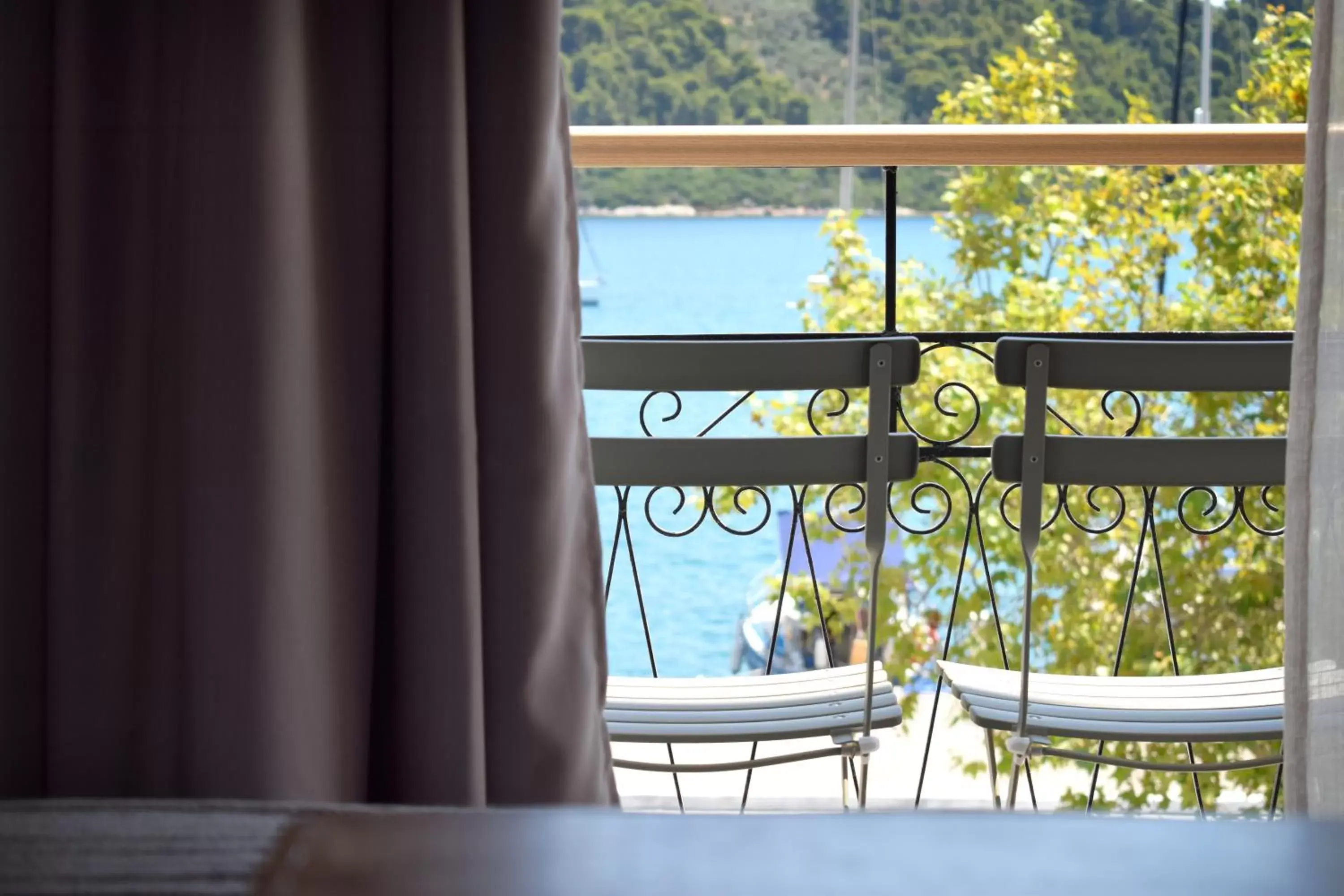 Balcony/Terrace, Pool View in Meltemi by Manthos Hotels