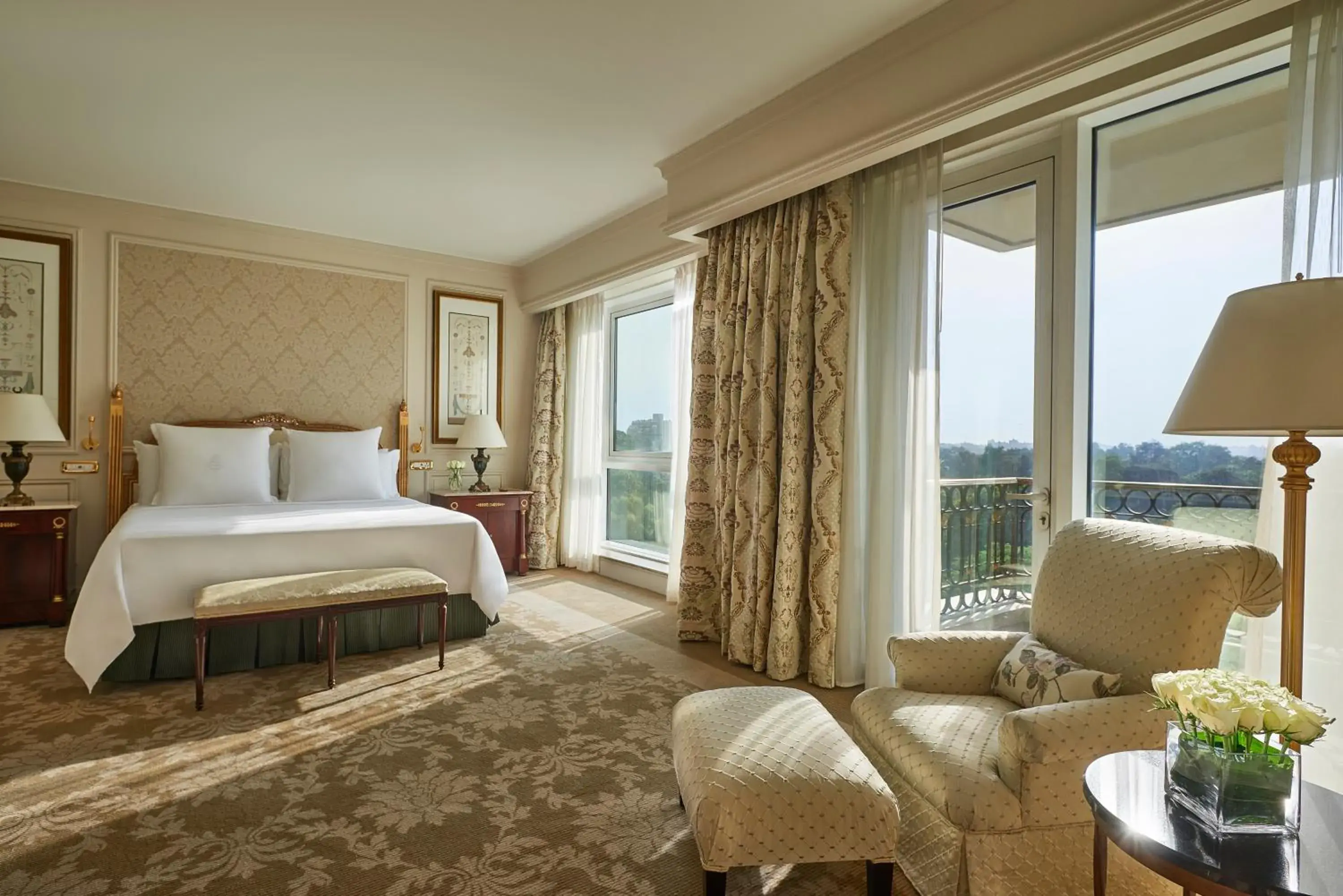 Bed in Four Seasons Cairo At The First Residence Bed in Four Seasons Cairo At The First Residence