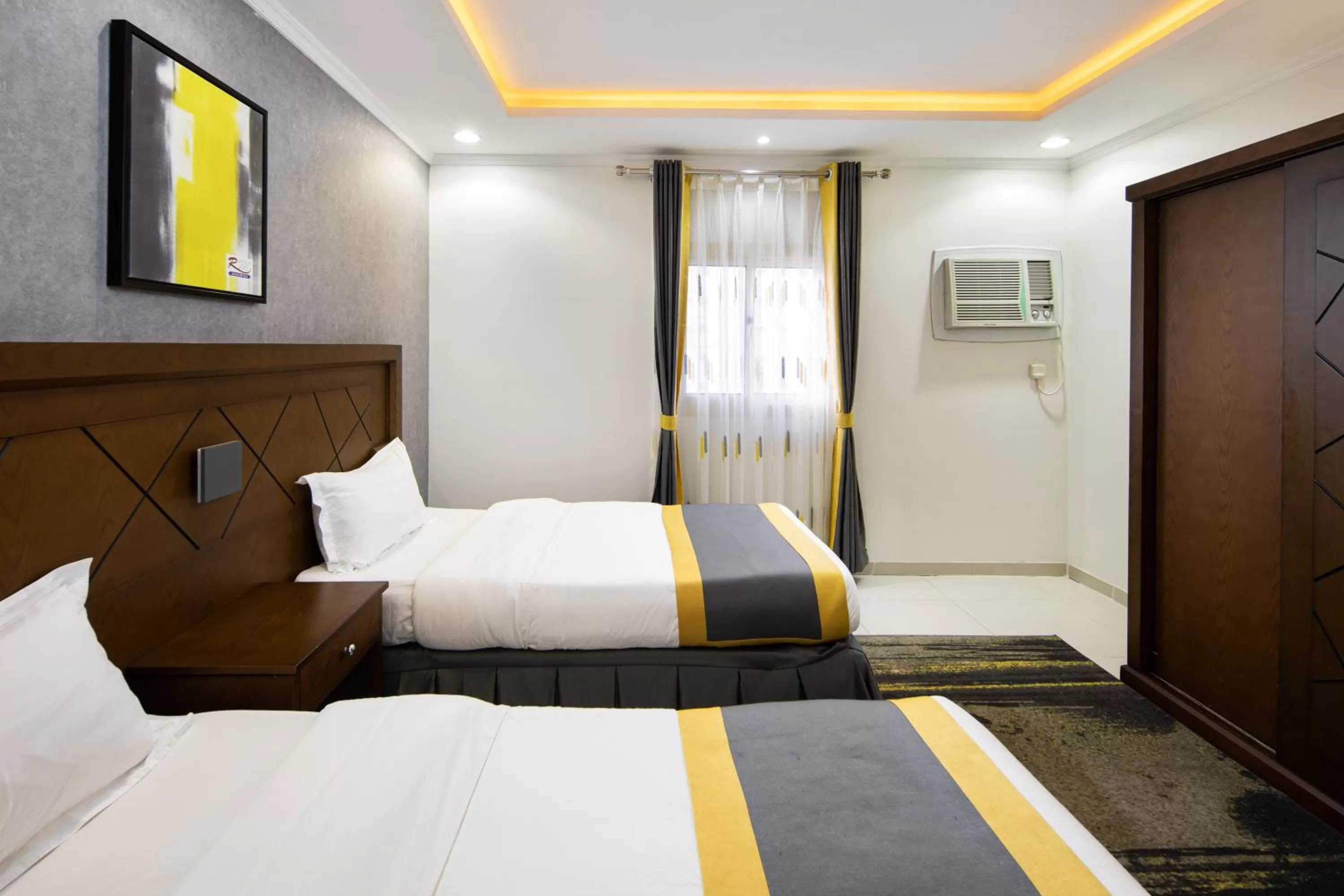 Bedroom, Bed in Mirada Purple Al Waha - Serviced Apartments