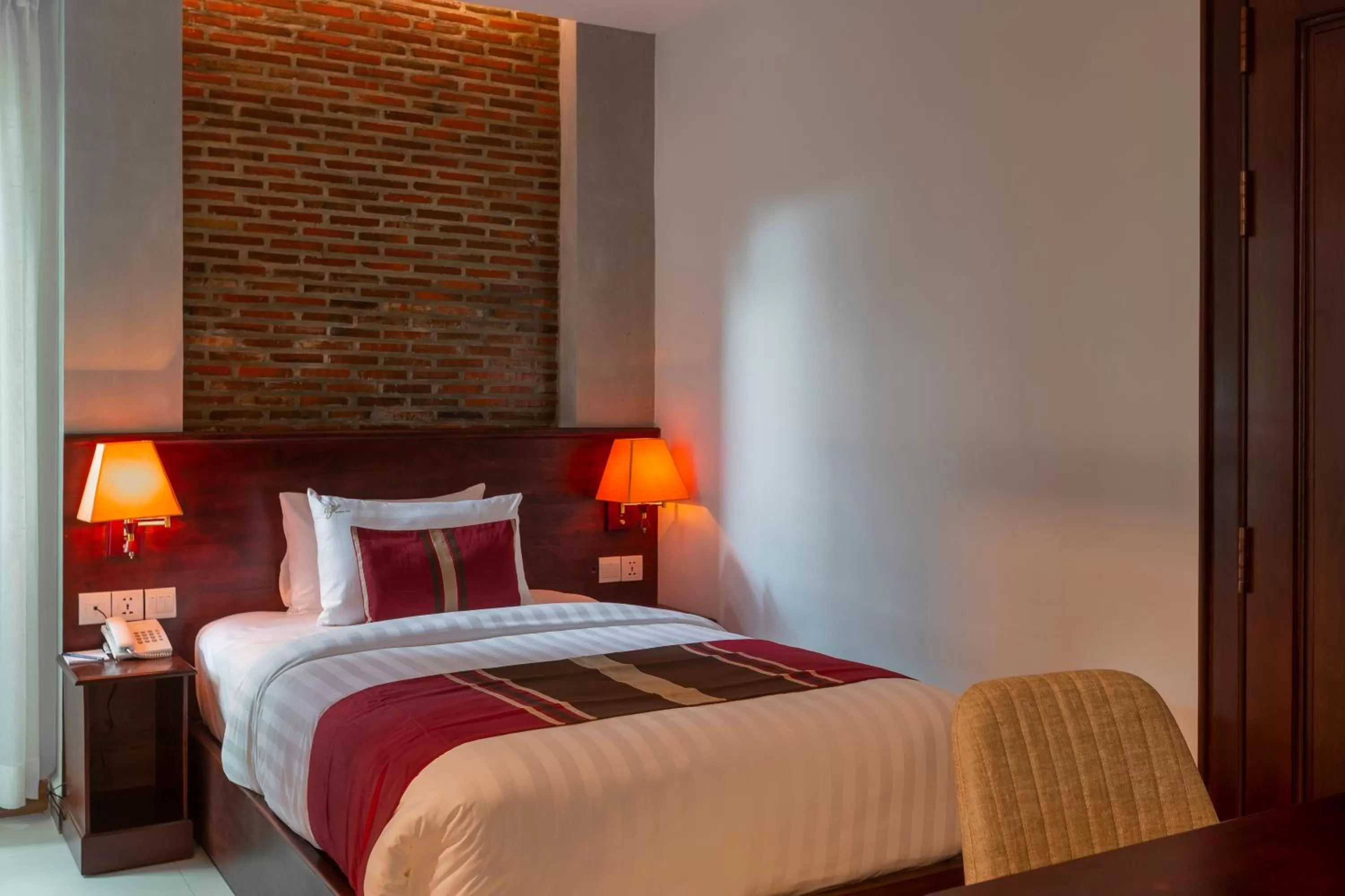 Bed in Sovanna Hotel