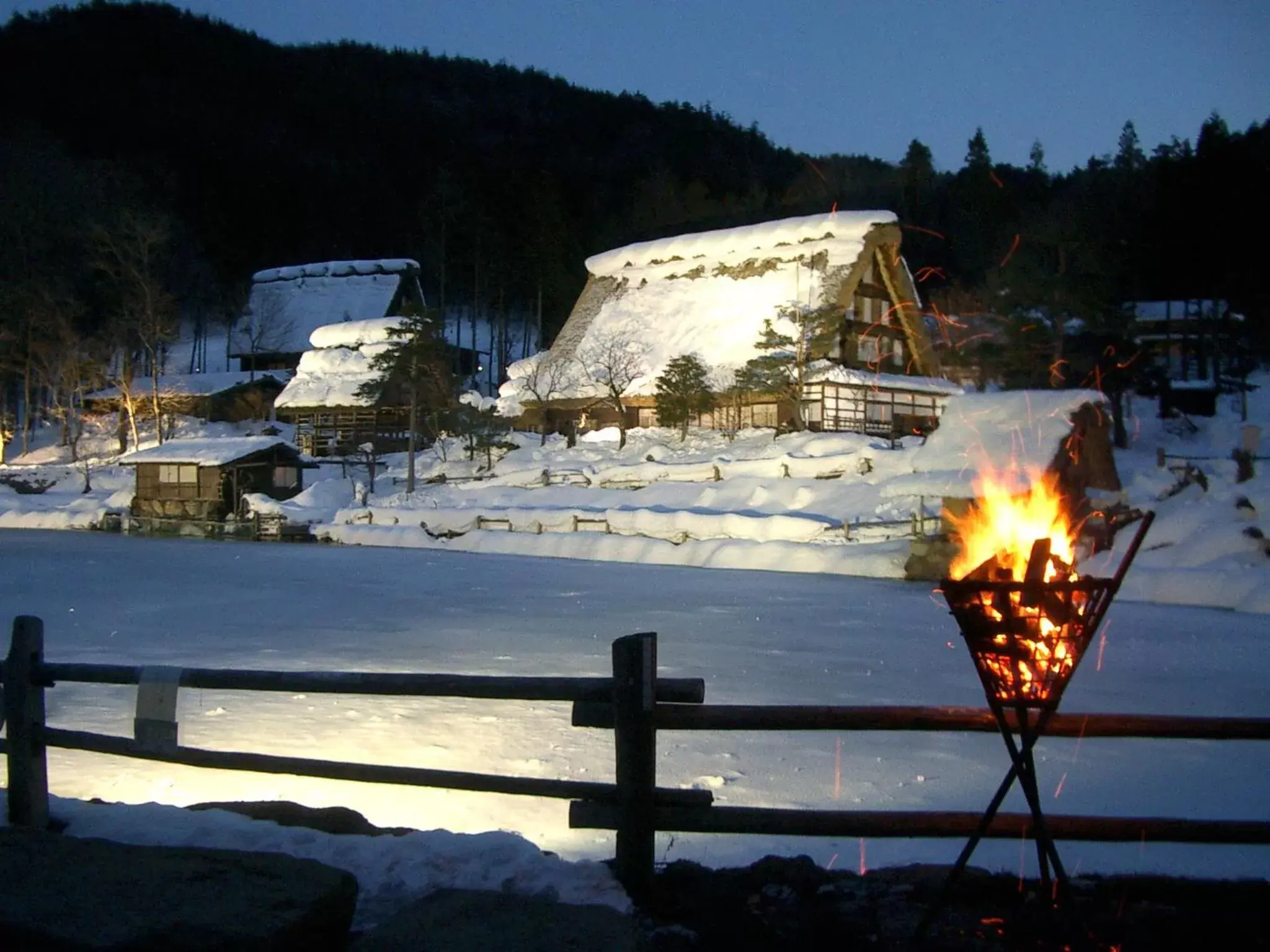 Nearby landmark, Winter in Spa Hotel Alpina Hida Takayama