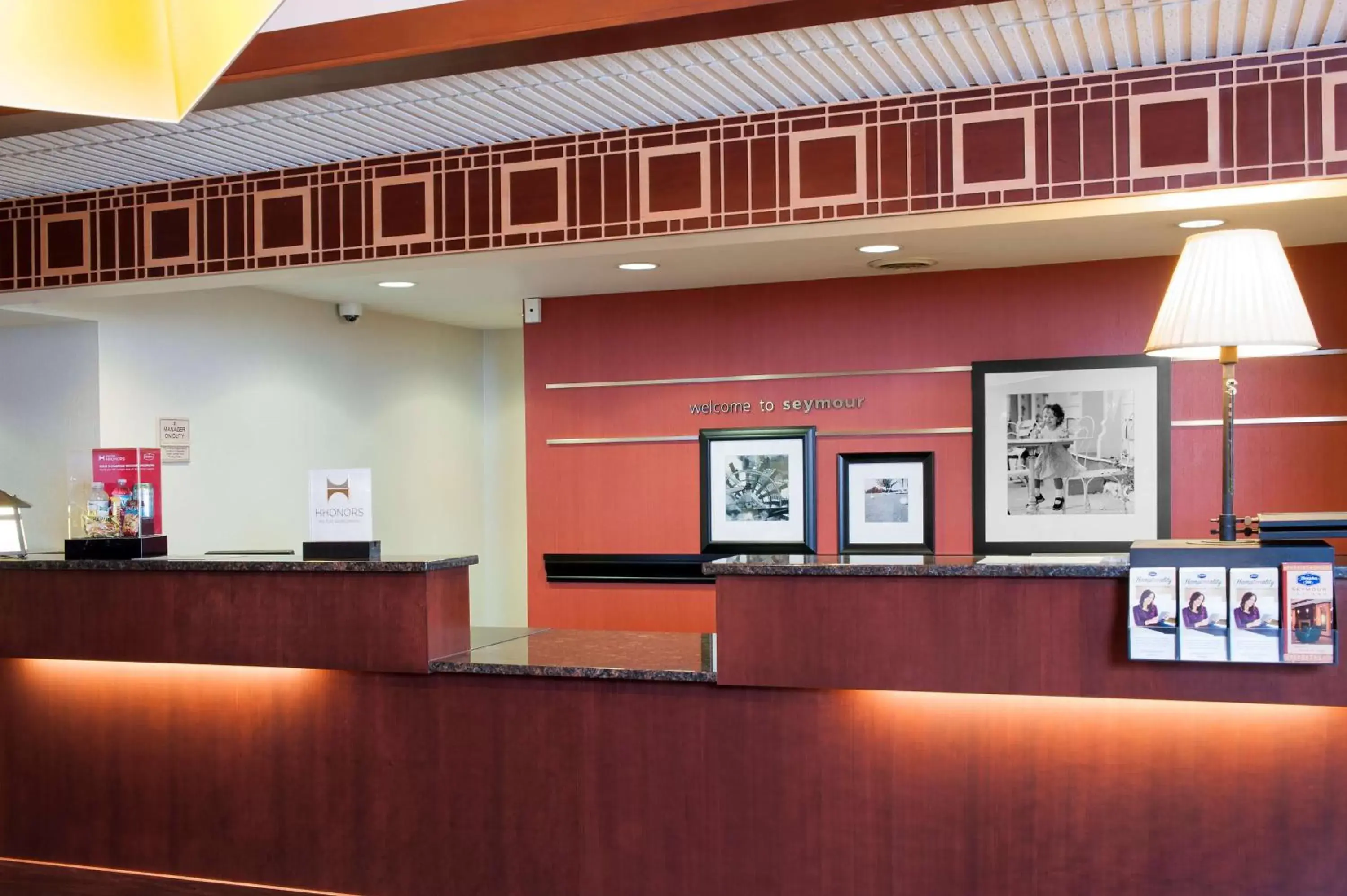 Lobby or reception in Hampton Inn Seymour