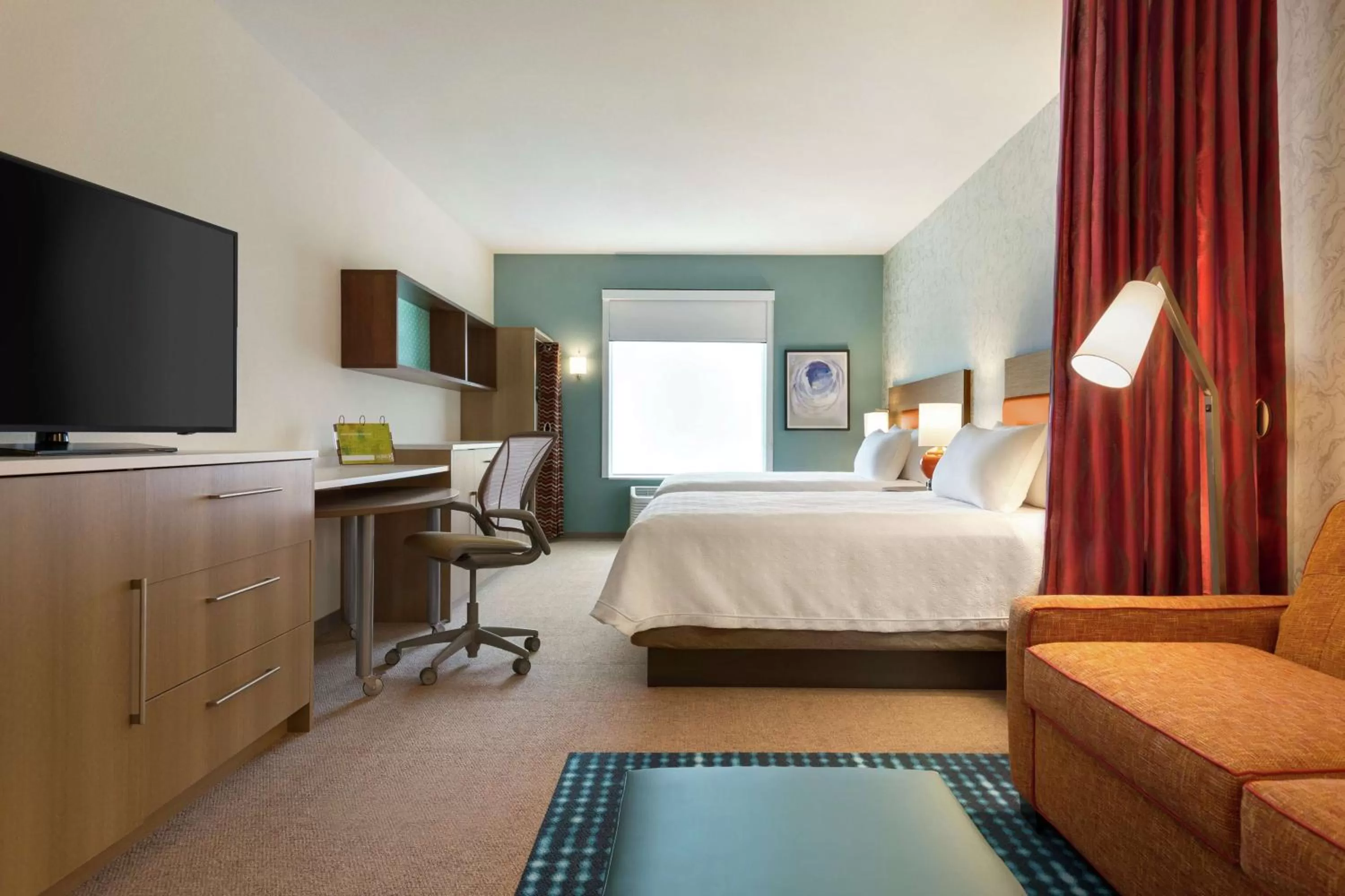 Queen Suite with Two Queen Beds - Hearing Accessible/Non-Smoking in Home2 Suites By Hilton Frederick