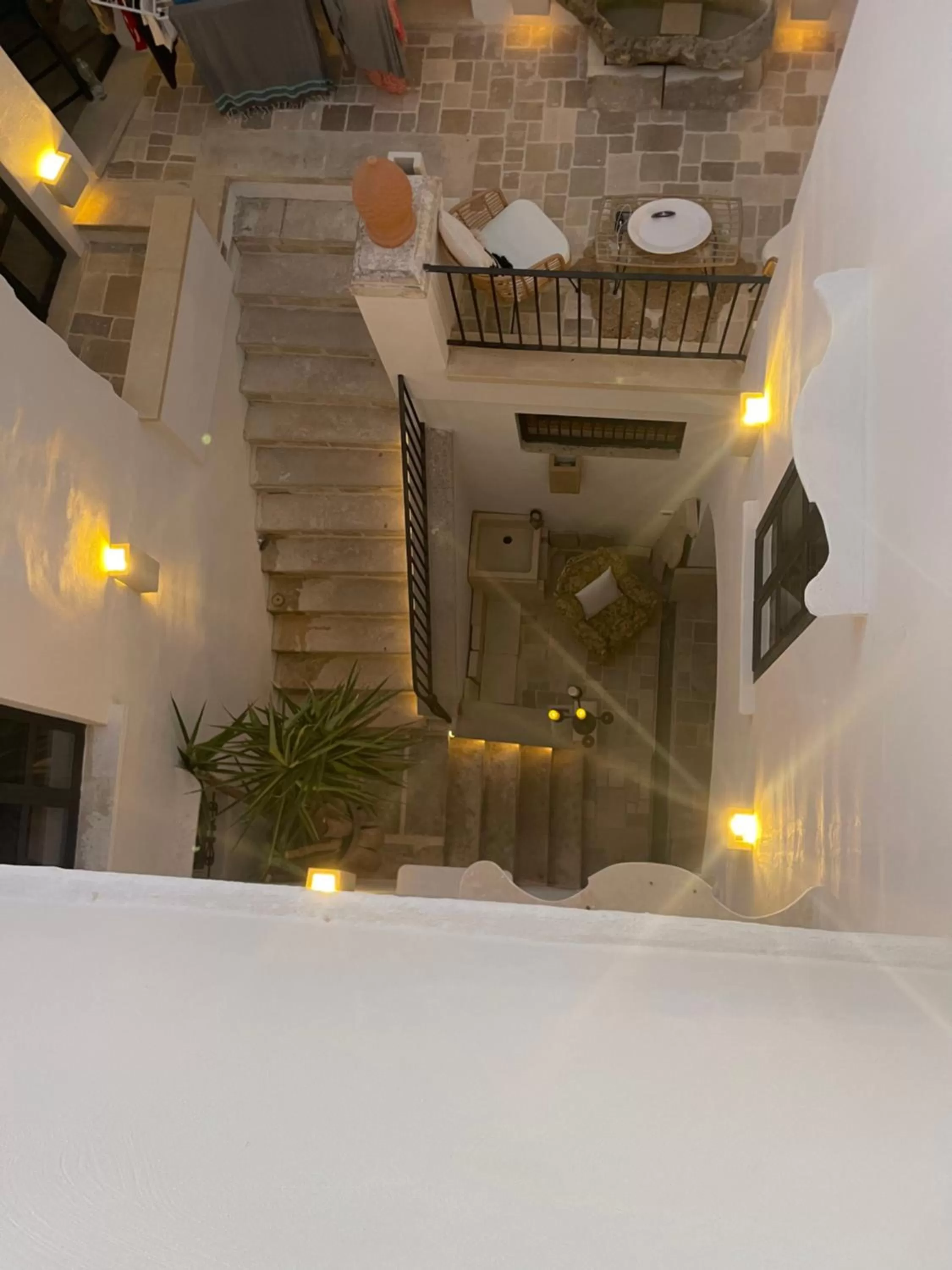 Inner courtyard view in Palazzo NUR