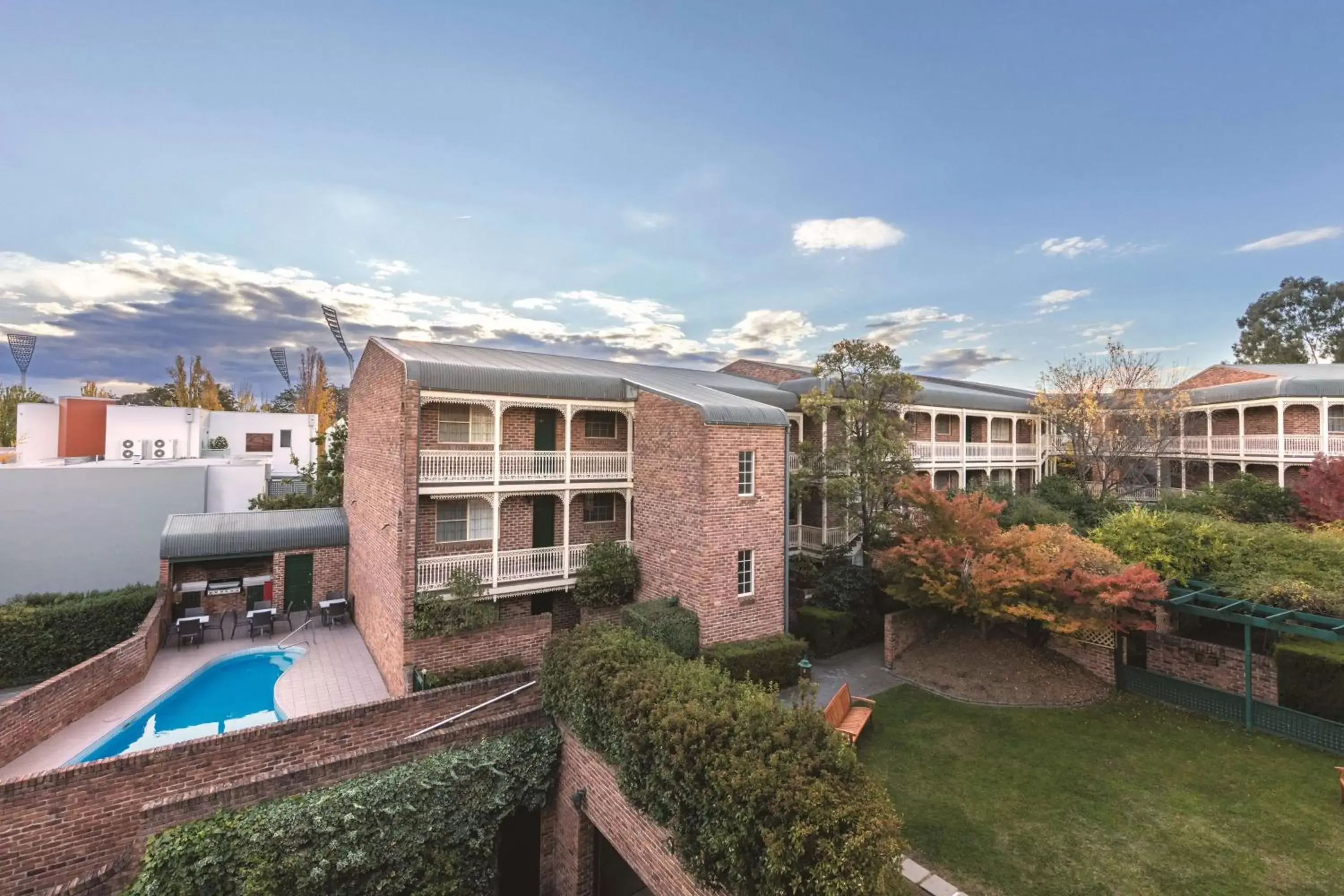 Property building, Pool View in Adina Serviced Apartments Canberra Kingston