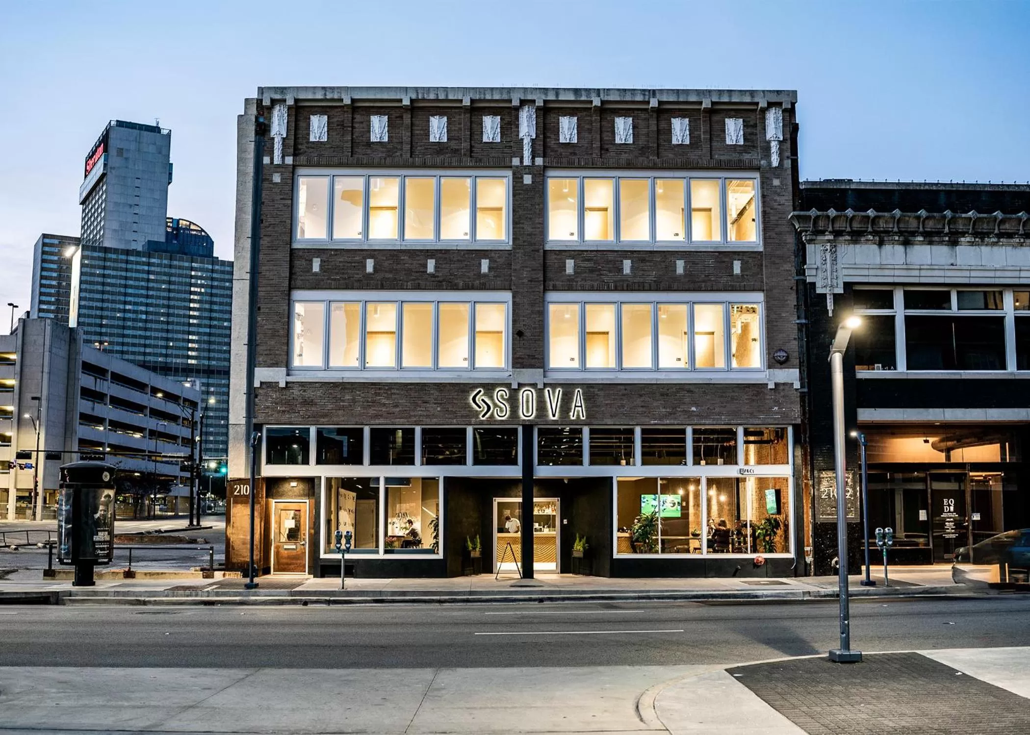 Property building in SOVA Micro-Room & Social Hotel