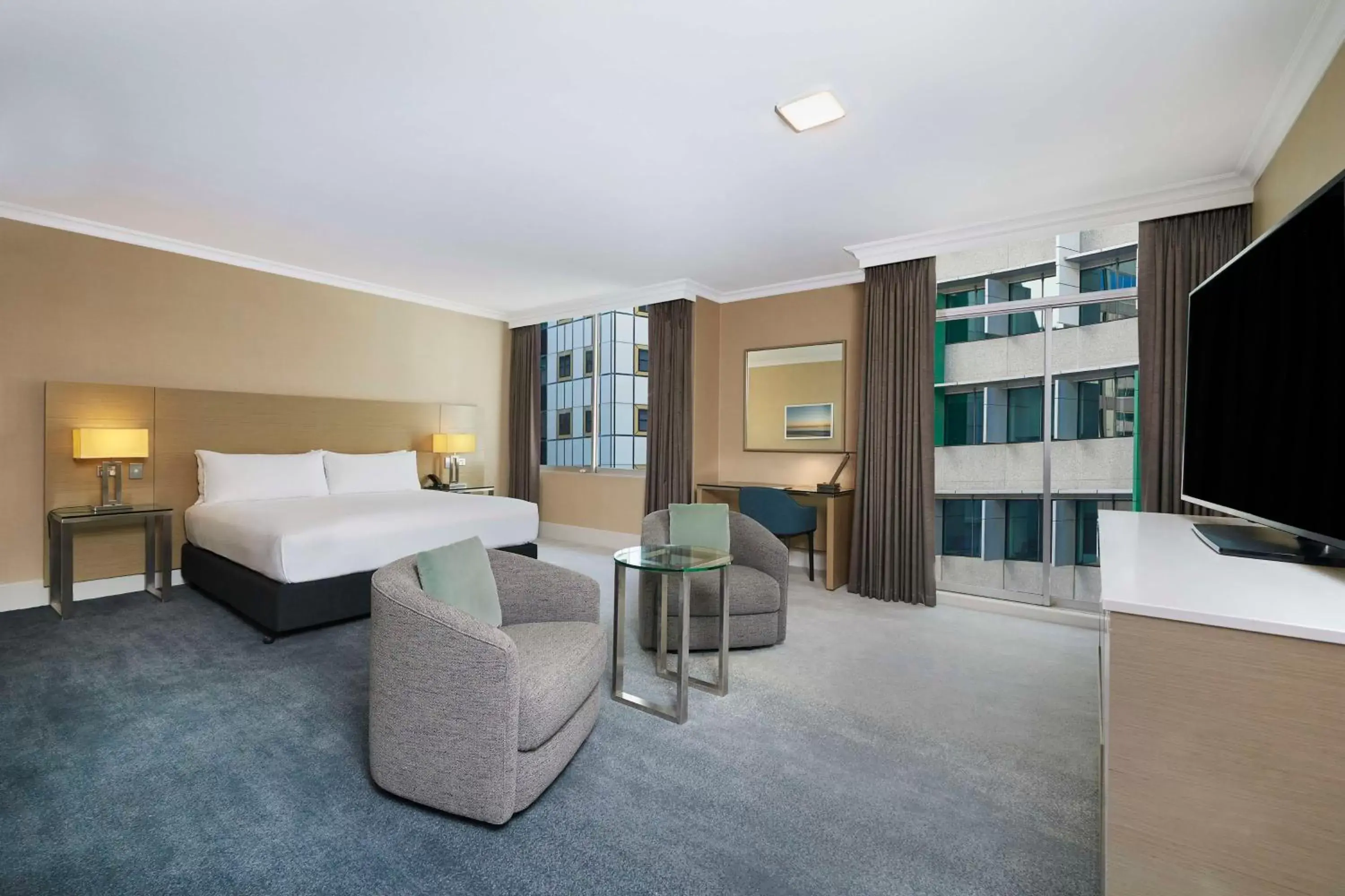 Bedroom, TV/Entertainment Center in Parmelia Hilton Perth