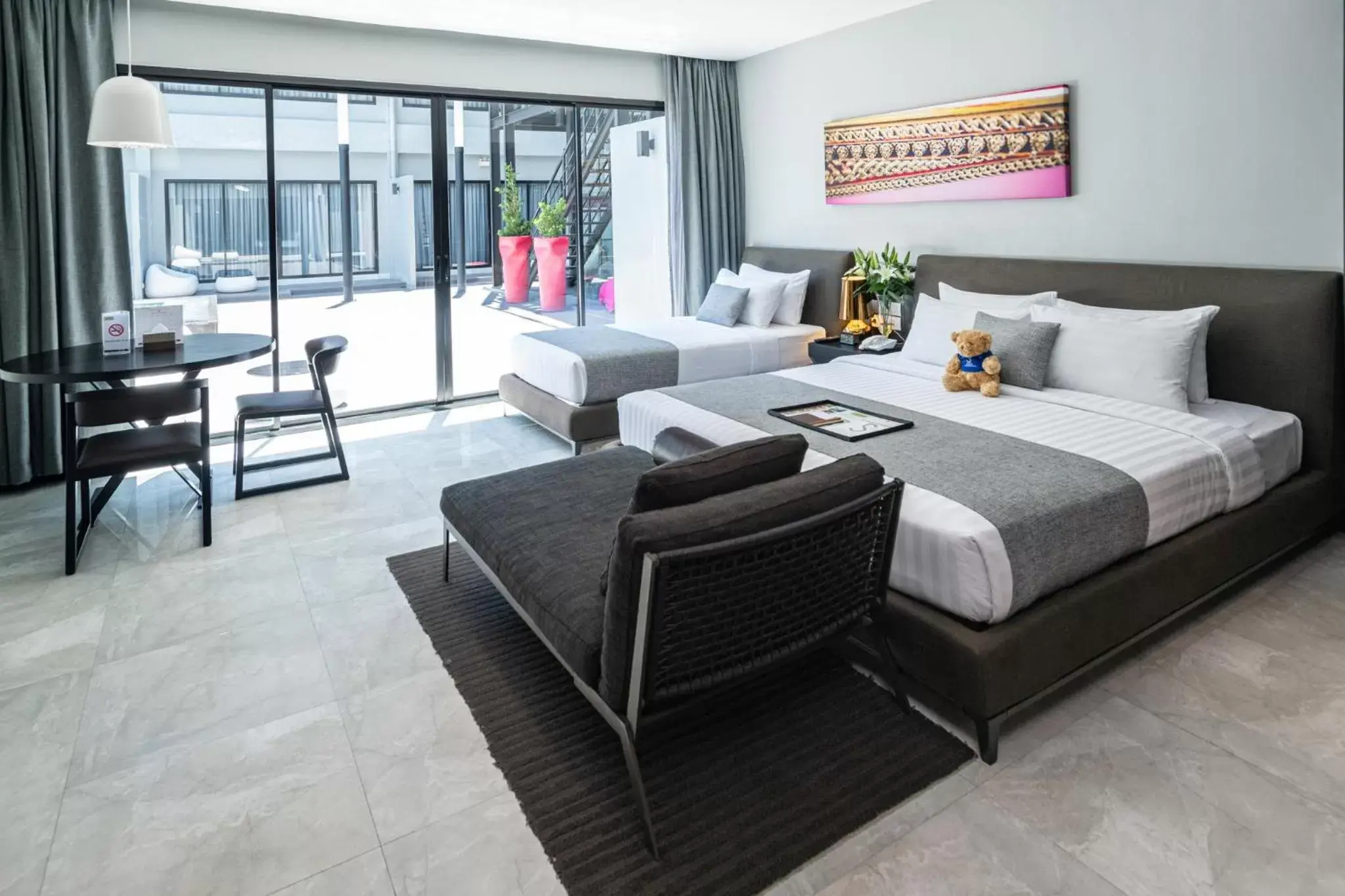 Bed in S Ratchada Leisure Hotel Bed in S Ratchada Leisure Hotel