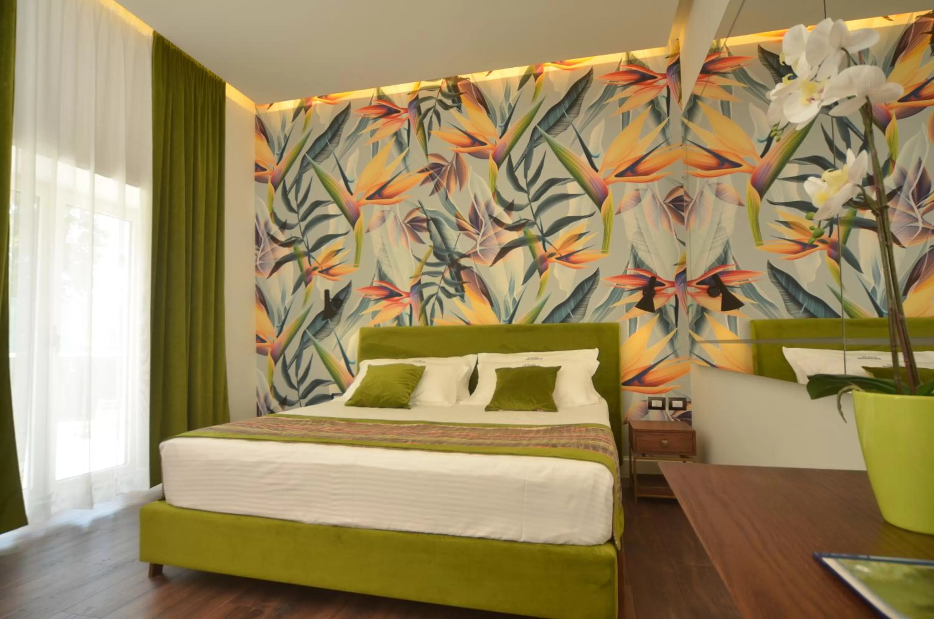 Bedroom in Le Palazzine Hotel