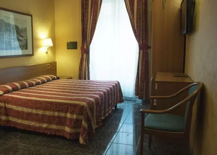 Bedroom, Bed in Hotel Agorà
