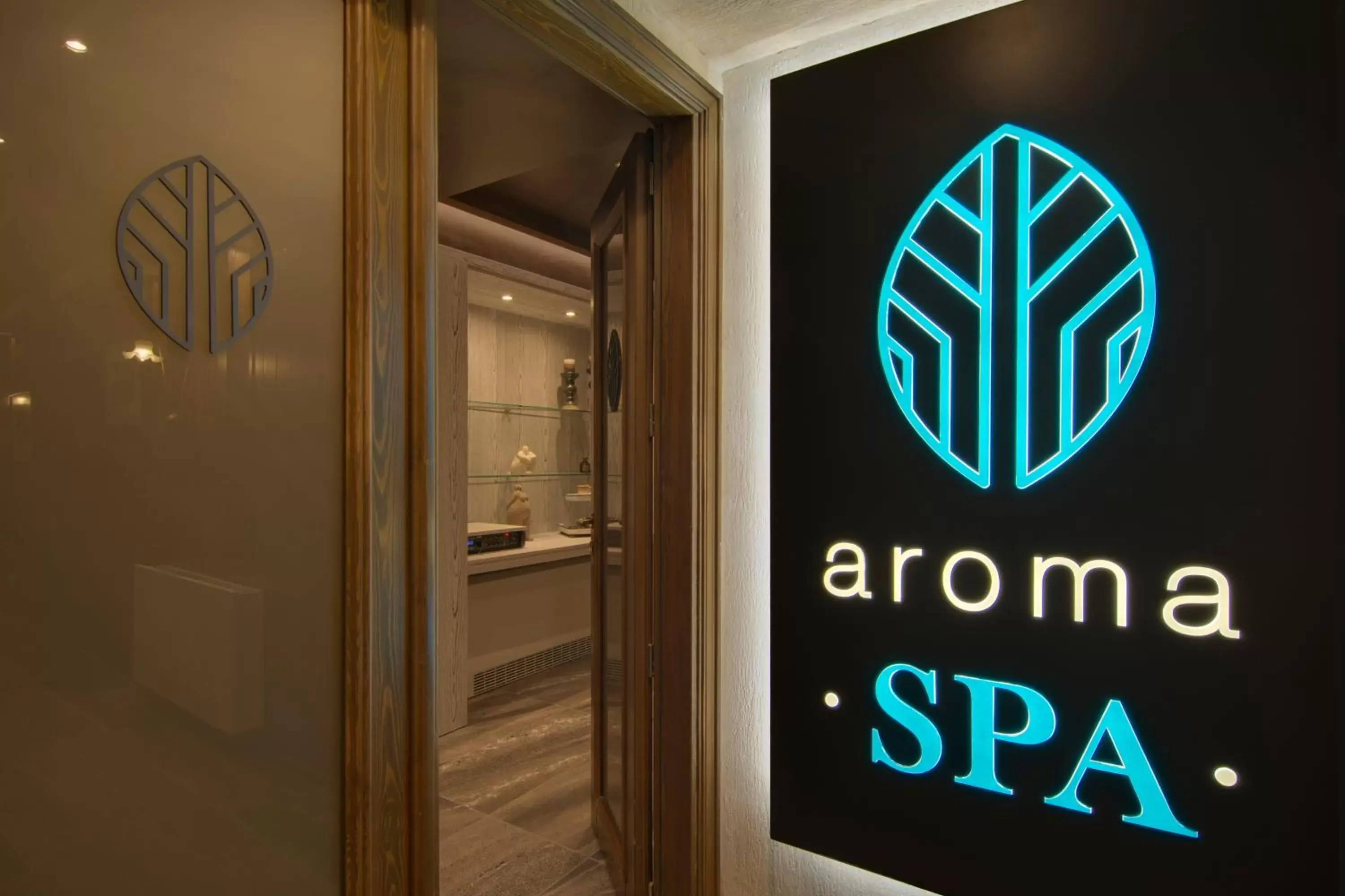 Property Logo/Sign in AROMA DRYOS SPA & ECO Hotel