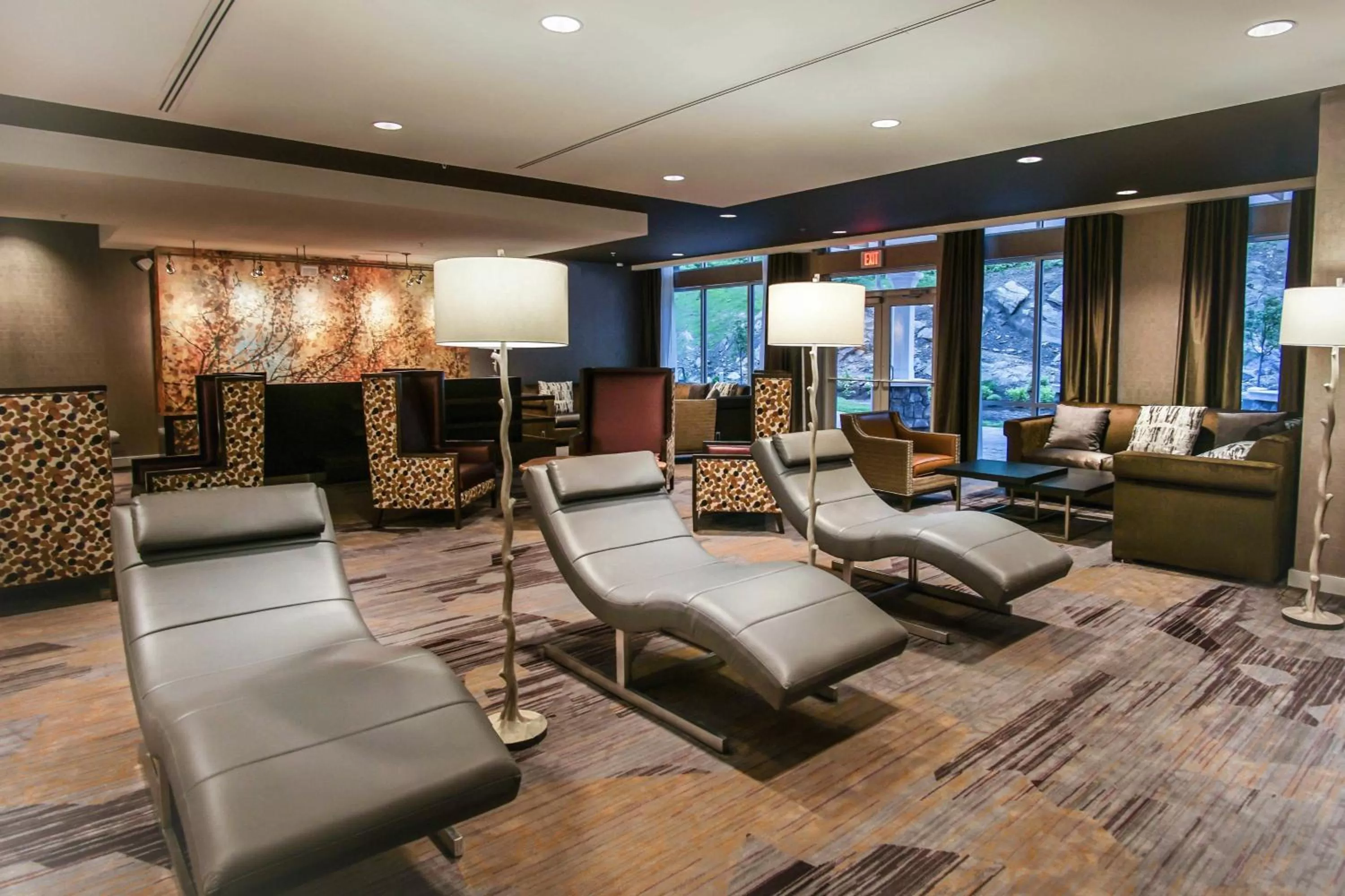 Lobby or reception in Courtyard by Marriott Lenox Berkshires