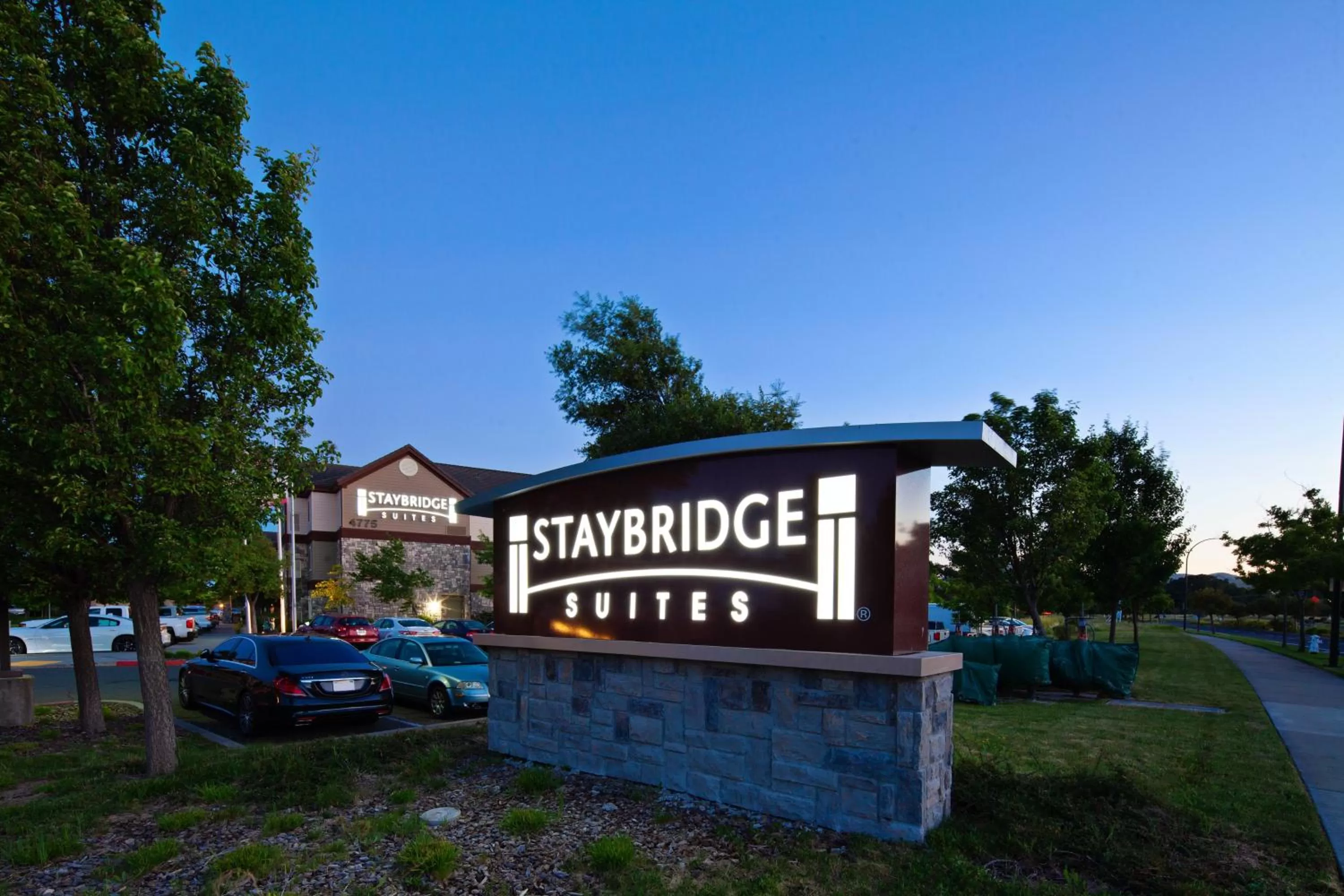 Property building in Staybridge Suites Fairfield Napa Valley Area by IHG