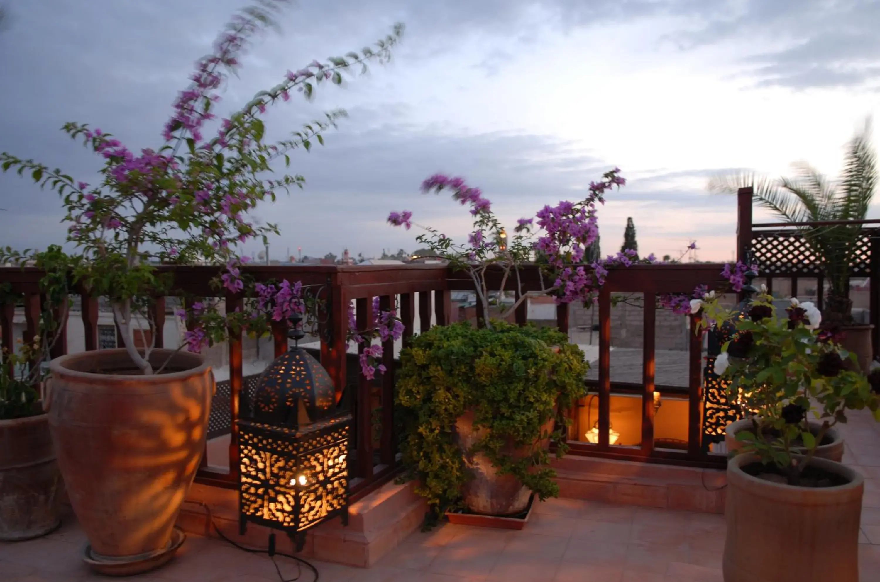 Balcony/Terrace in Riad Aubrac