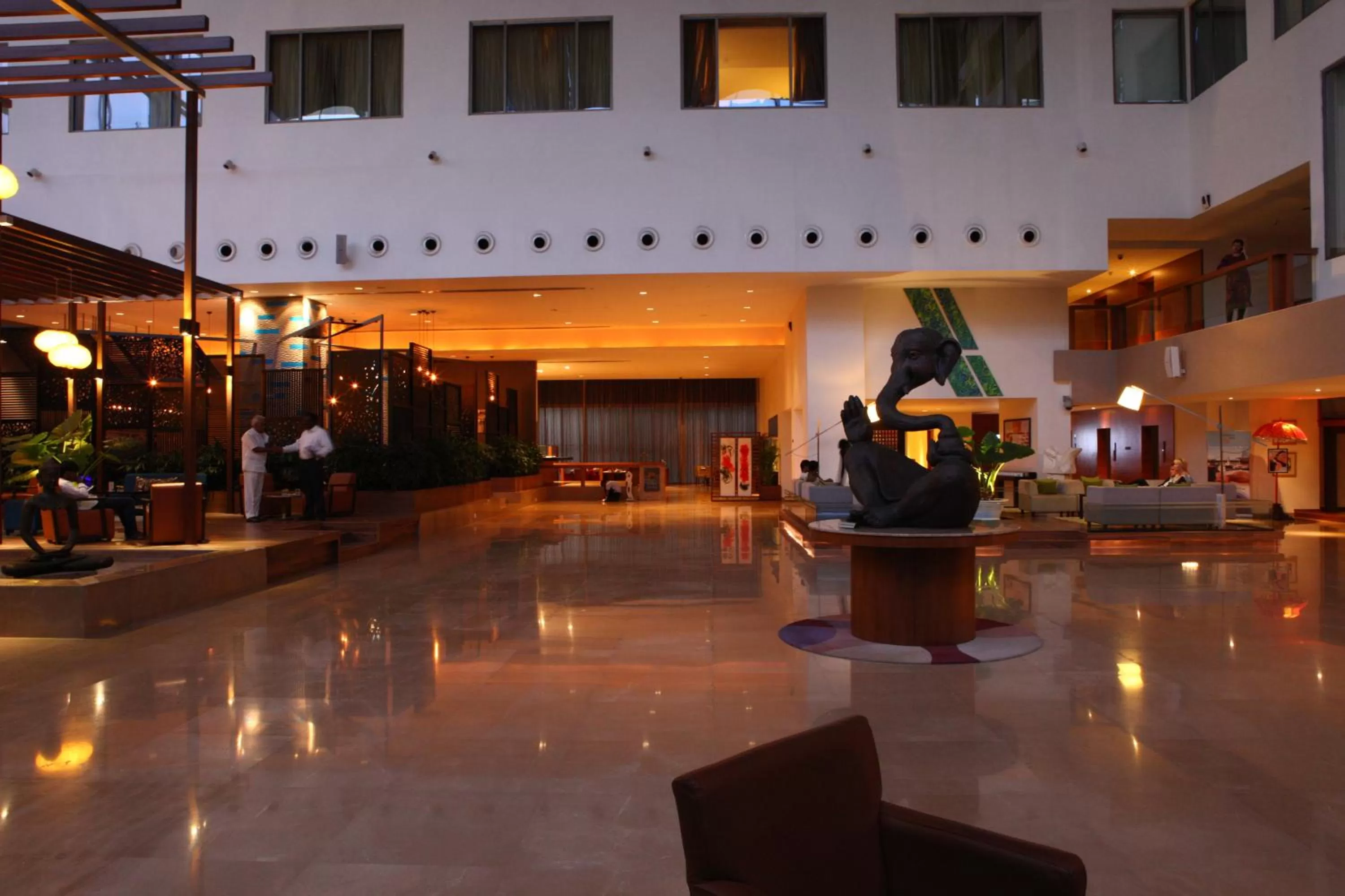 Lobby or reception in Radisson Blu Plaza Hotel Hyderabad Banjara Hills