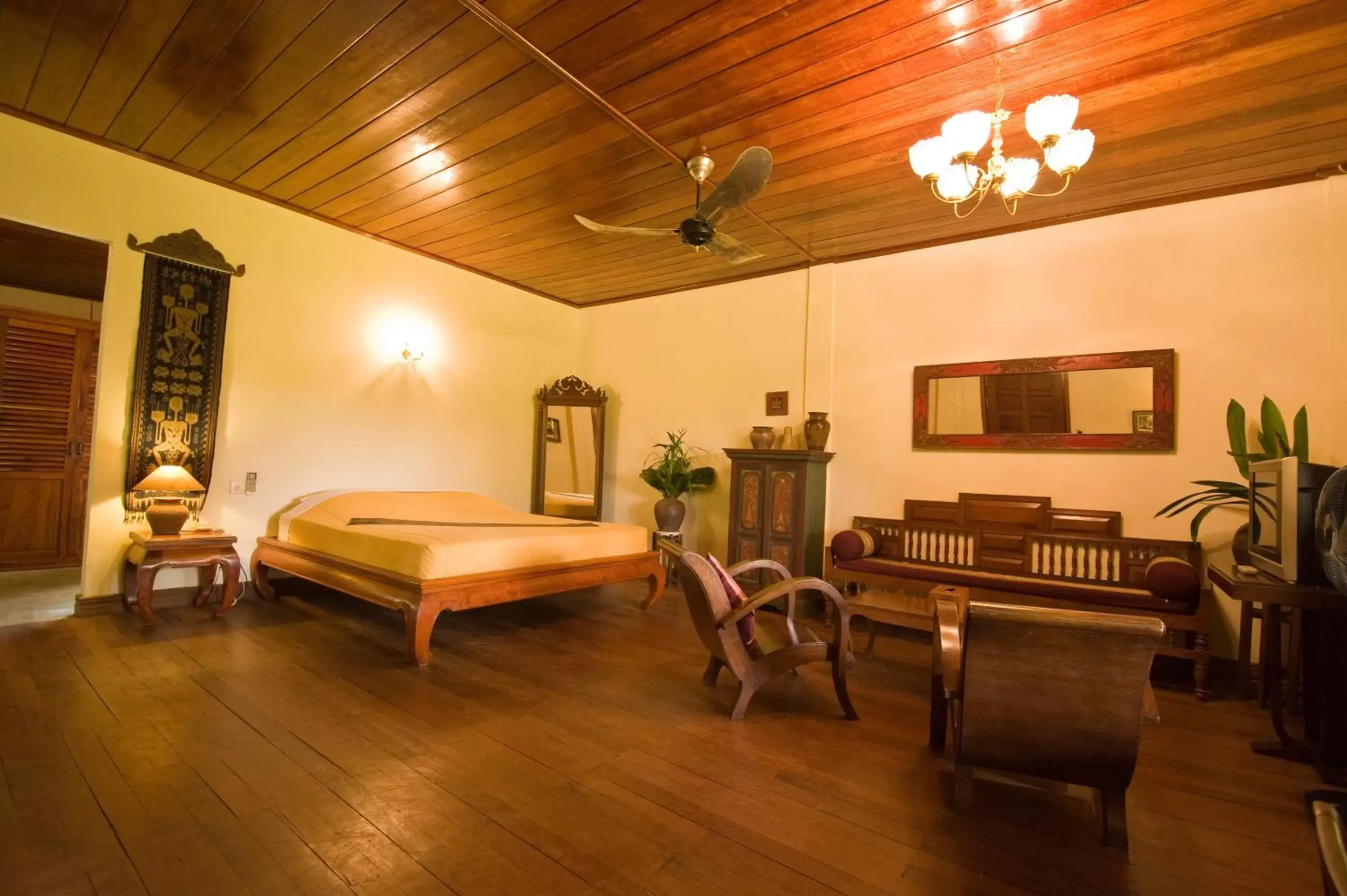 Bedroom in Terres Rouges Lodge