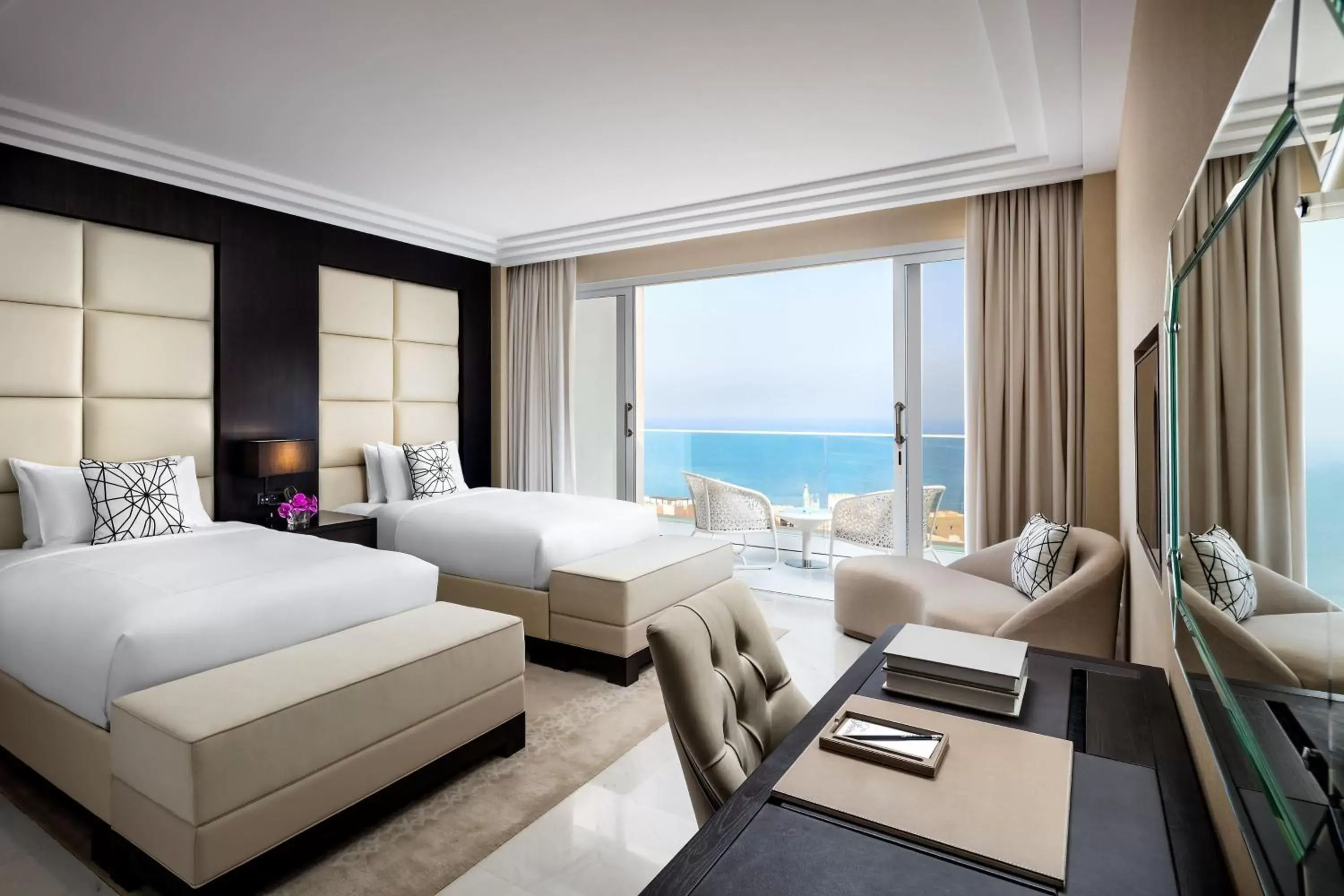 Bedroom in Fairmont Fujairah Beach Resort