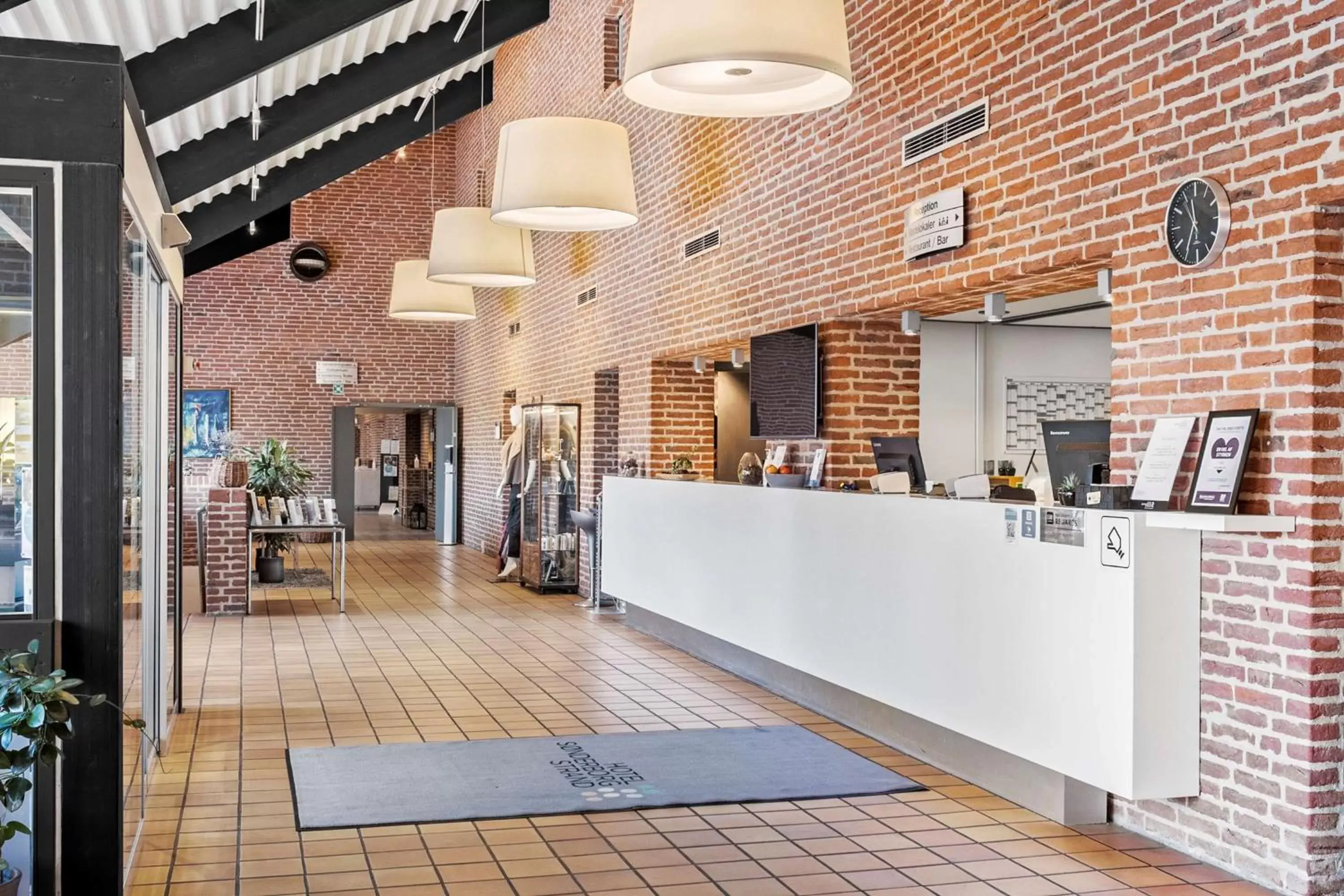 Lobby or reception in Hotel Sonderborg Strand; Sure Hotel Collection by Best Western